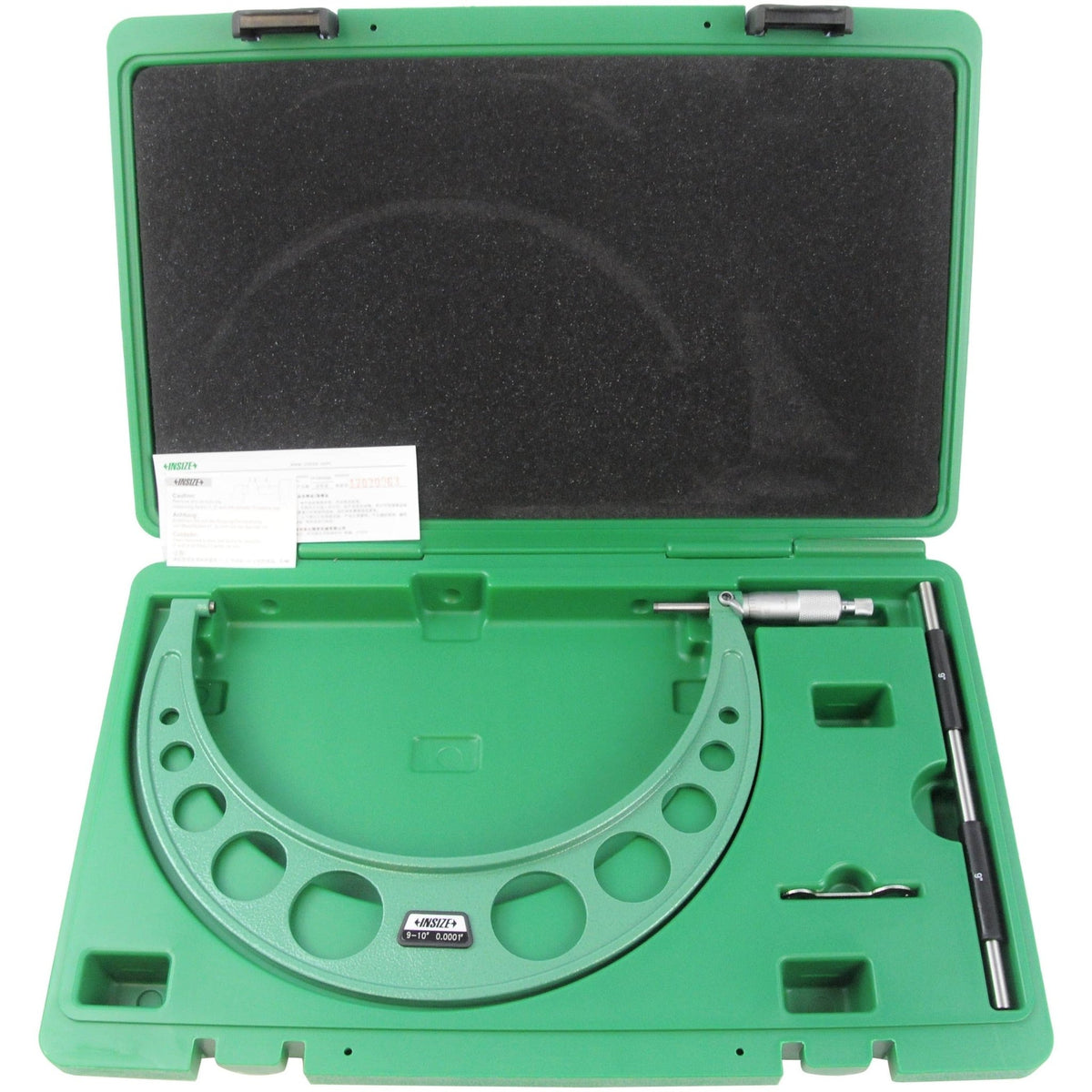 Insize Imperial Outside Micrometer 9-10" Range Series 3203-10A - Twin Eagle Imports