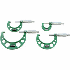 Insize Imperial Outside Micrometer Set 0-4" Range Series 3203-44A - Twin Eagle Imports