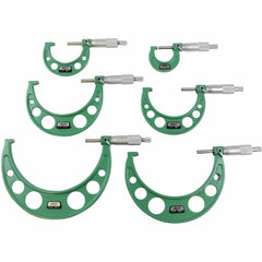 Insize Imperial Outside Micrometer Set 0-6" Range Series 3203-66A - Twin Eagle Imports