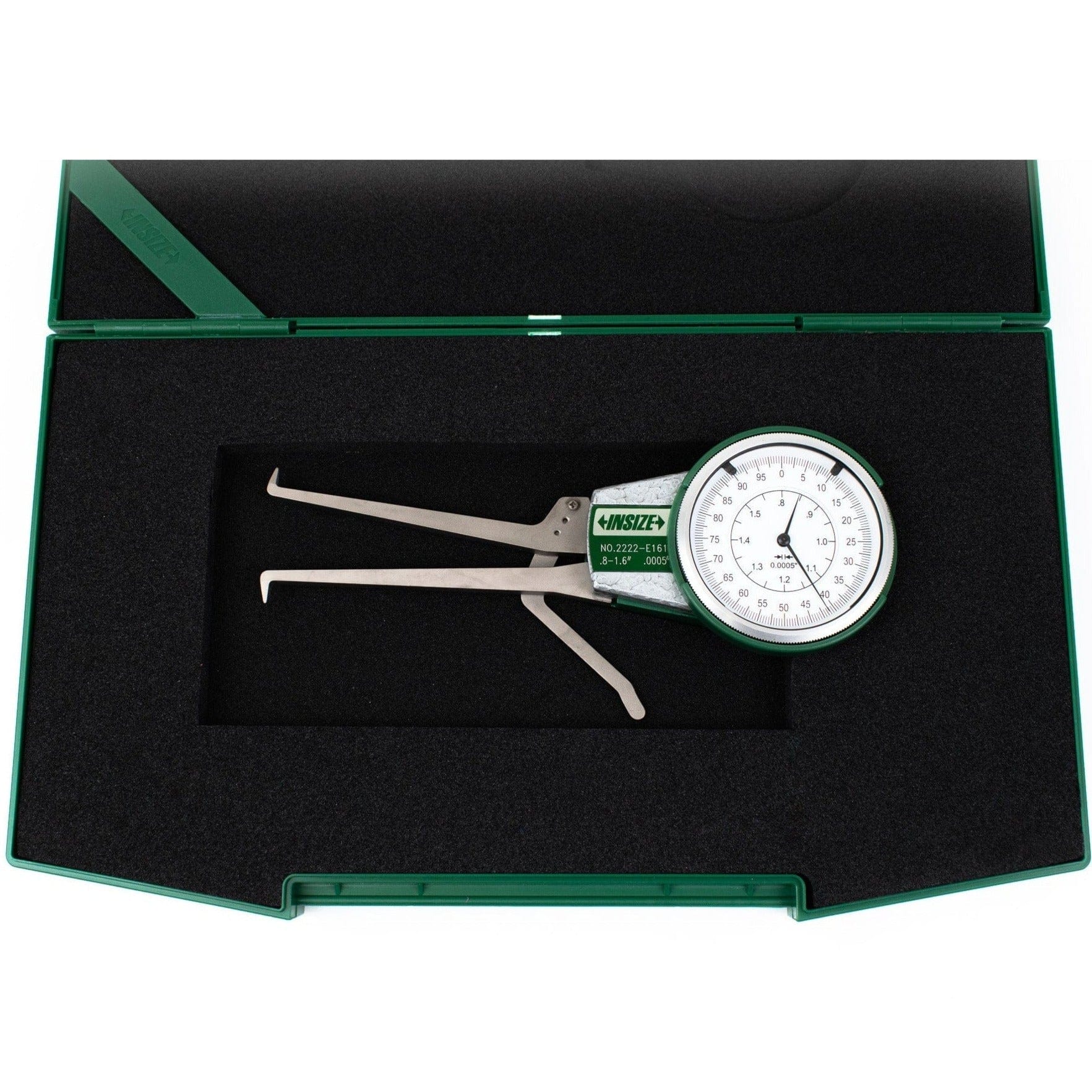 Insize Internal Dial Caliper Gauge 0.8-1.6" Range Series 2222-E161 - Twin Eagle Imports