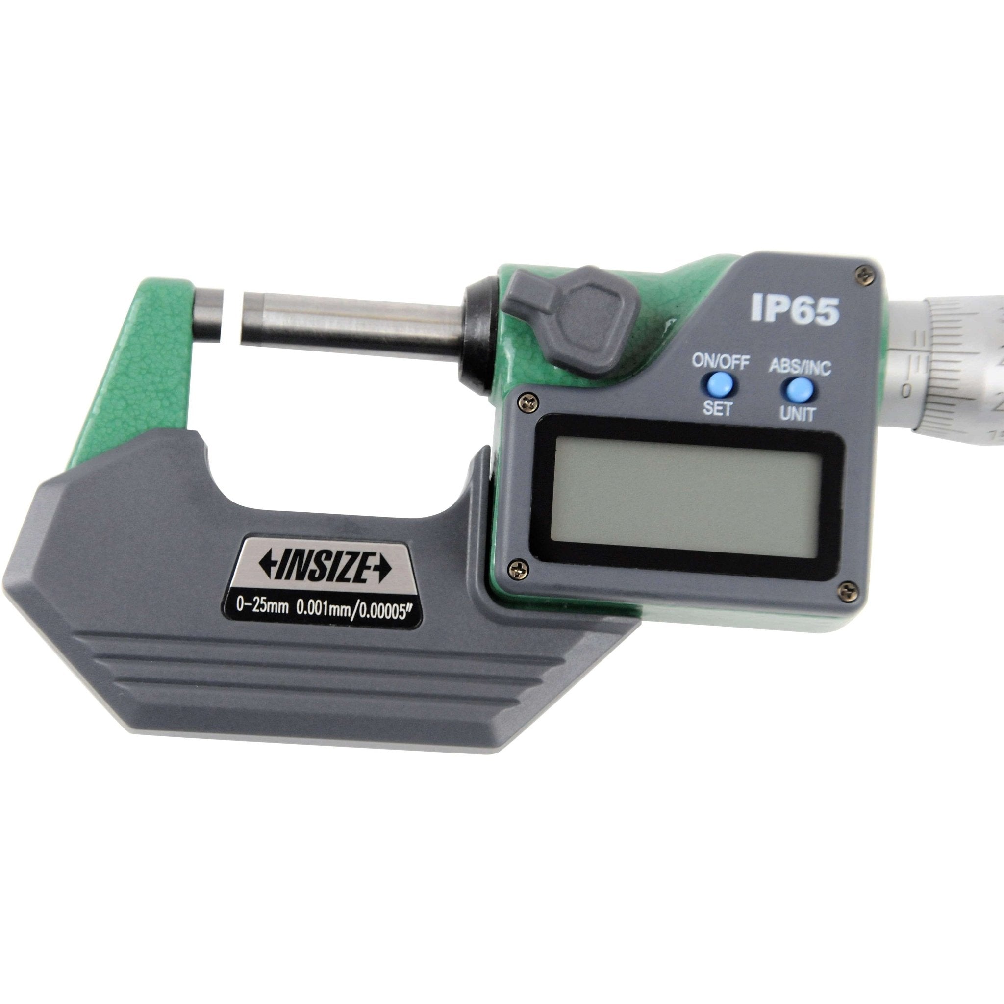 Insize IP65 Digital Outside Micrometer 0-25mm / 0-1" Range Series 3108-25A - Twin Eagle Imports
