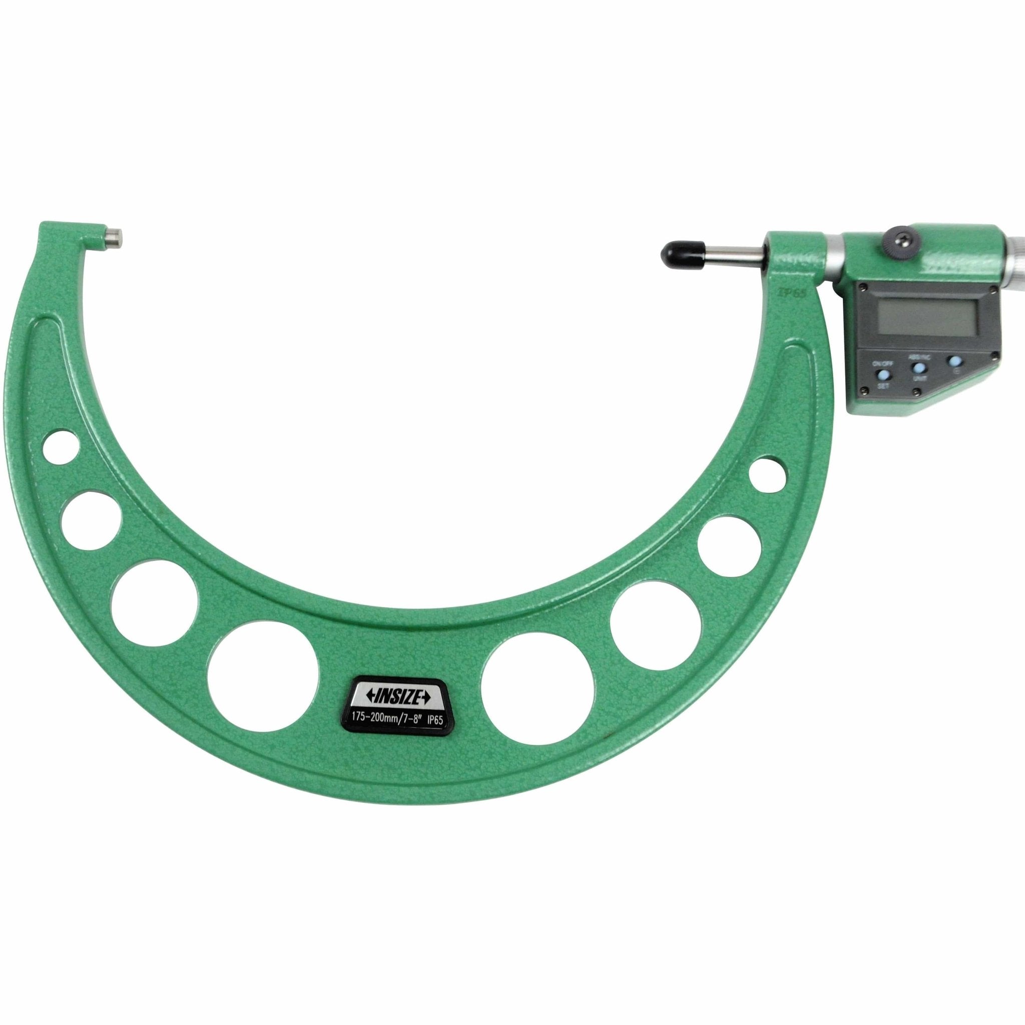 Insize IP65 Digital Outside Micrometer 175-200mm / 7-8 Range Series 3101-200A - Twin Eagle Imports