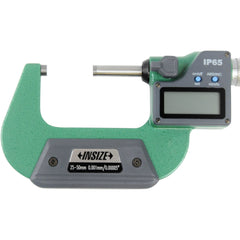 Insize IP65 Digital Outside Micrometer 25 - 50mm / 1-2" Range Series 3101-50A - Twin Eagle Imports