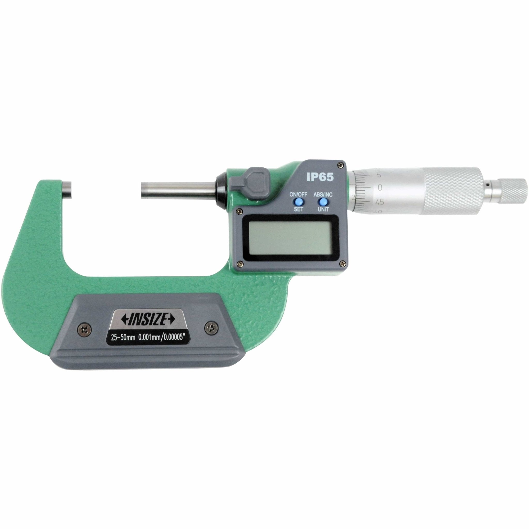 Insize IP65 Digital Outside Micrometer 25-50mm / 1-2" Range Series 3108-50A - Twin Eagle Imports
