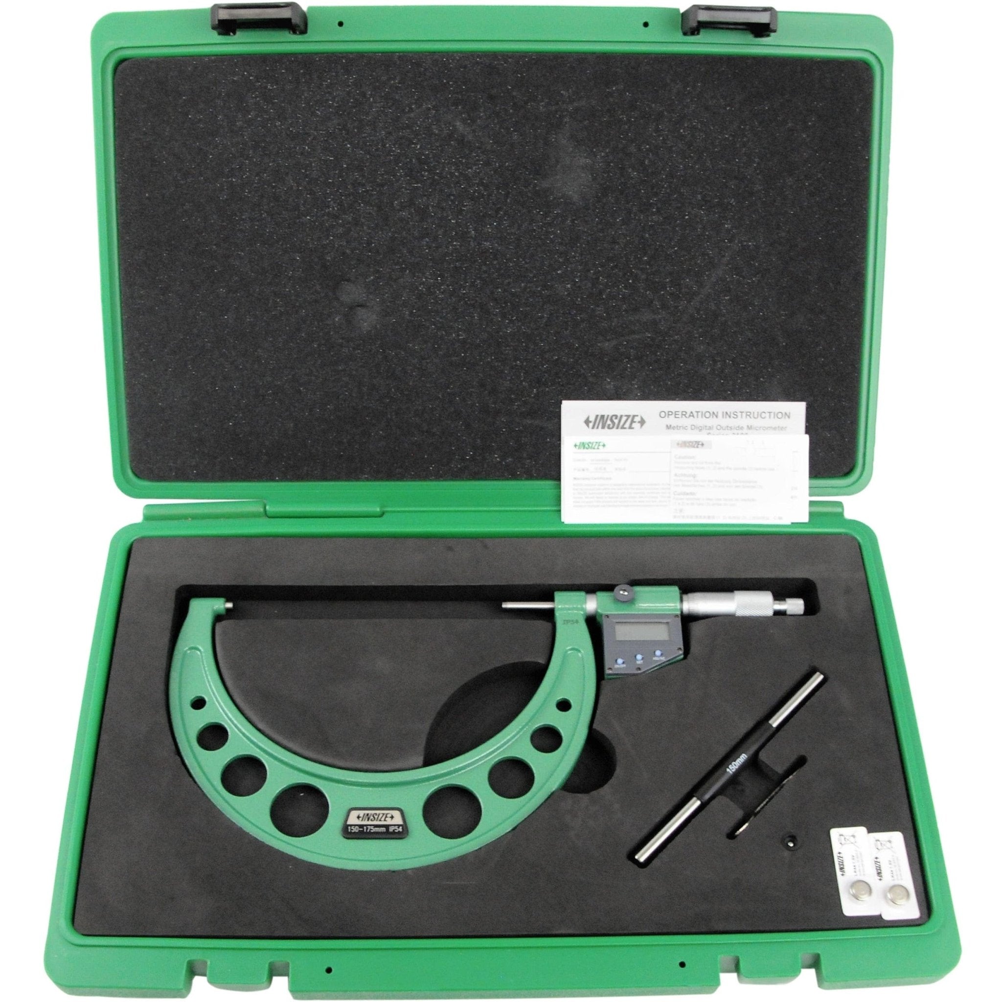 Insize IP65 Digital Outside Micrometer 50-75mm / 2-3" Range Series 3108-75A - Twin Eagle Imports