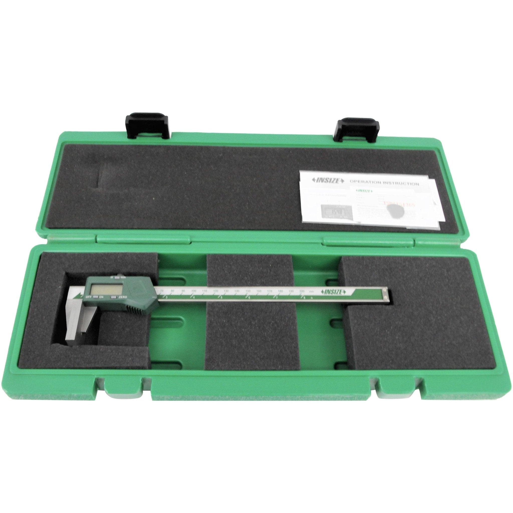 Insize Large Face Digital Caliper 0-200mm/0-8" Range Series 1172-200 - Twin Eagle Imports