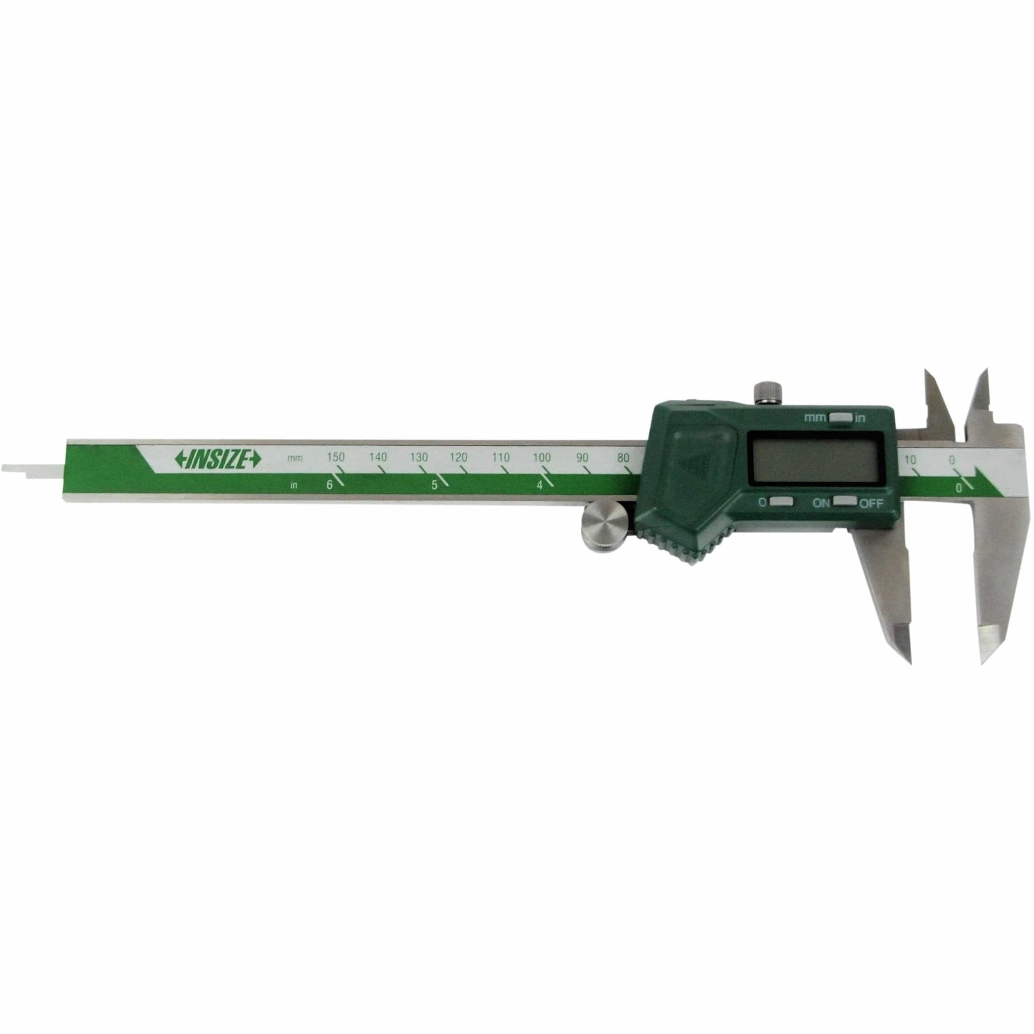 Insize Left Hand Digital Caliper 0-150mm/0-6" Range Series 1130-150 - Twin Eagle Imports