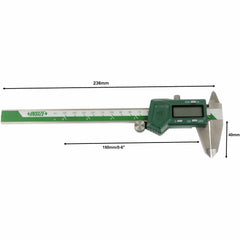Insize Left Hand Digital Caliper 0-150mm/0-6" Range Series 1130-150 - Twin Eagle Imports
