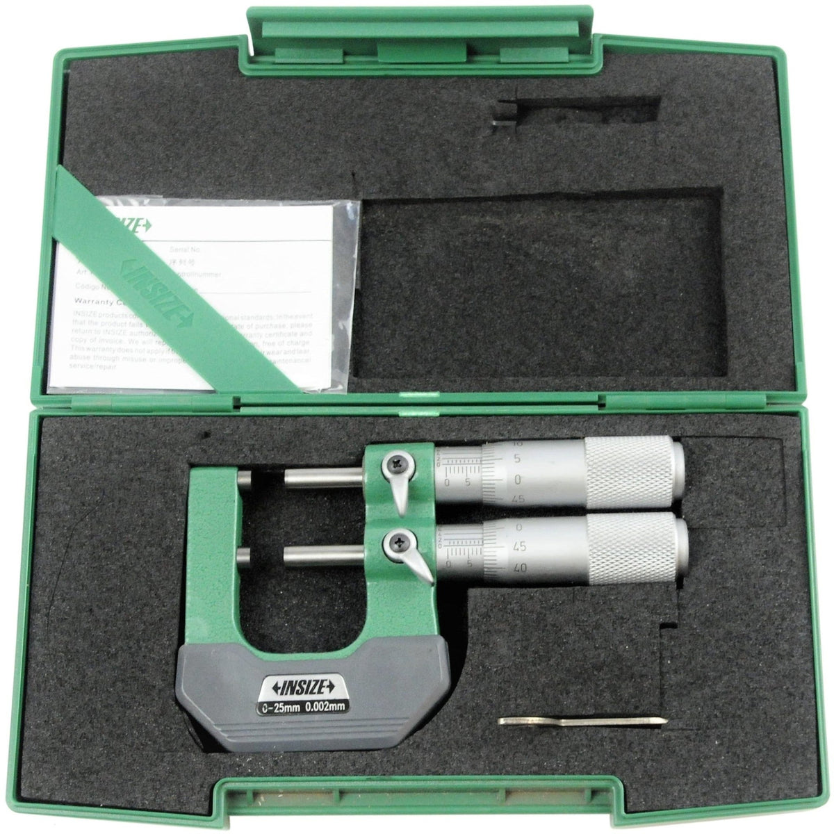 Insize Limit Micrometer 0-25mm Range Series 3235-25A - Twin Eagle Imports