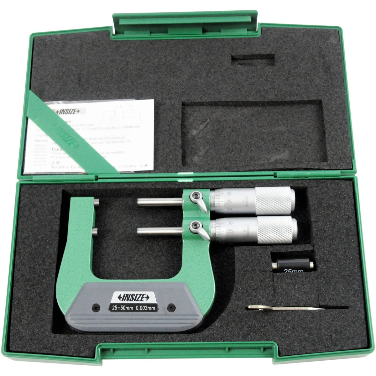 Insize Limit Micrometer 25-50mm Range Series 3235-50A - Twin Eagle Imports