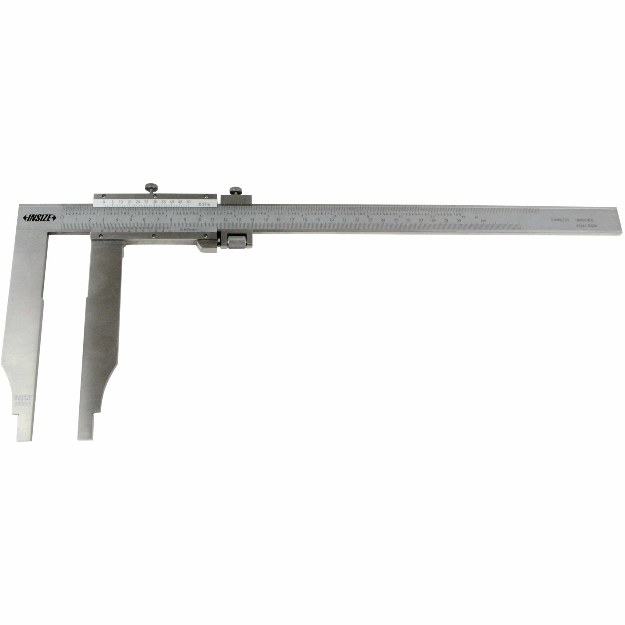 Insize Long Jaw Vernier Caliper 0-300mm/0-12" Range Series 1215-322 - Twin Eagle Imports