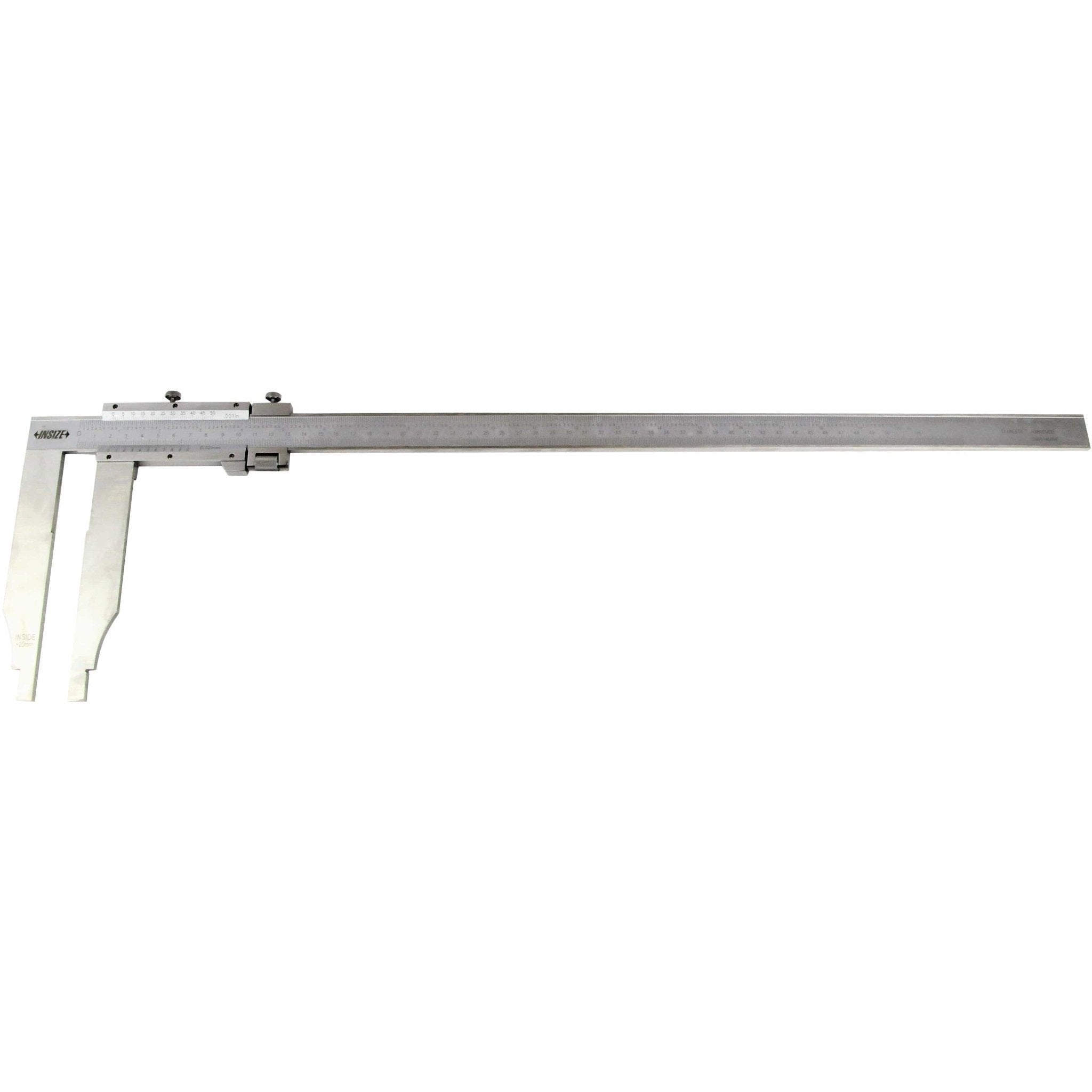 Insize Long Jaw Vernier Caliper 0-500mm/0-20" Range Series 1215-522 - Twin Eagle Imports