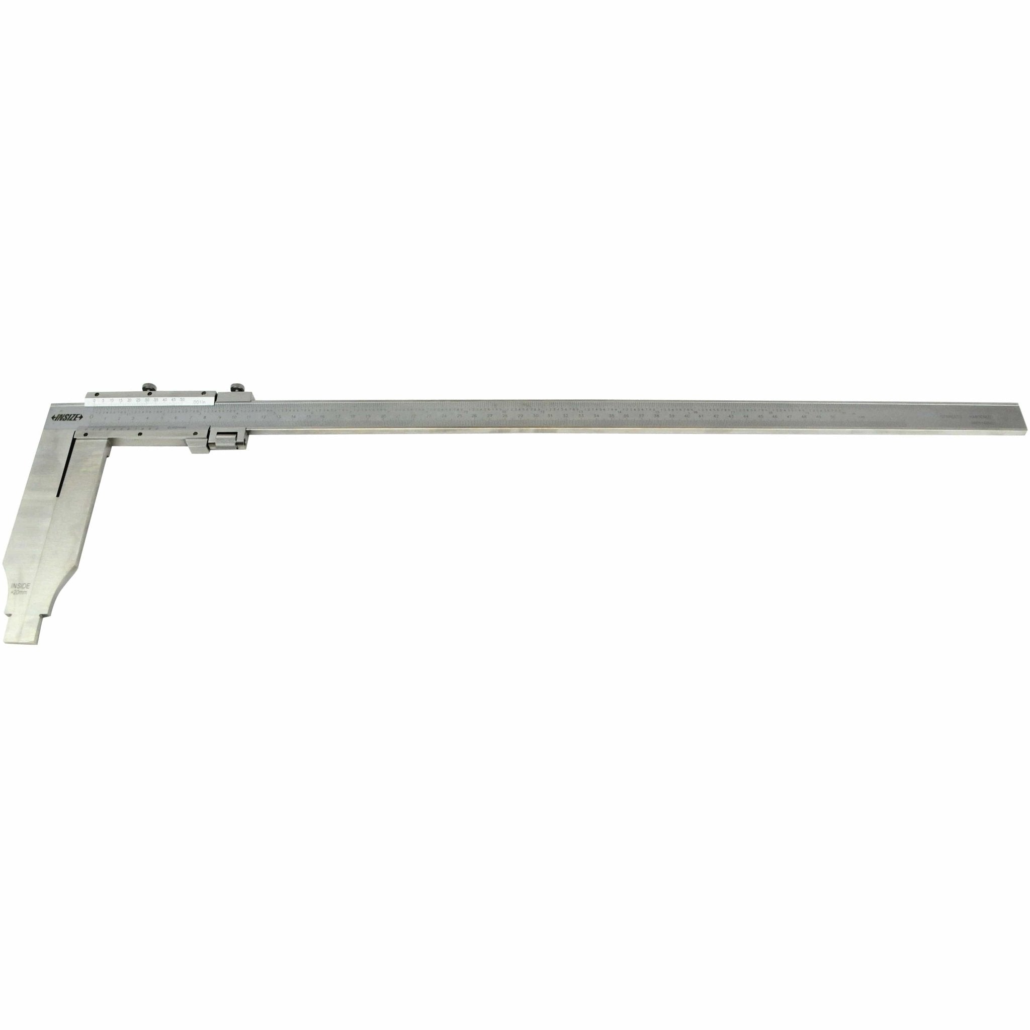 Insize Long Jaw Vernier Caliper 0-500mm/0-20" Range Series 1215-522 - Twin Eagle Imports