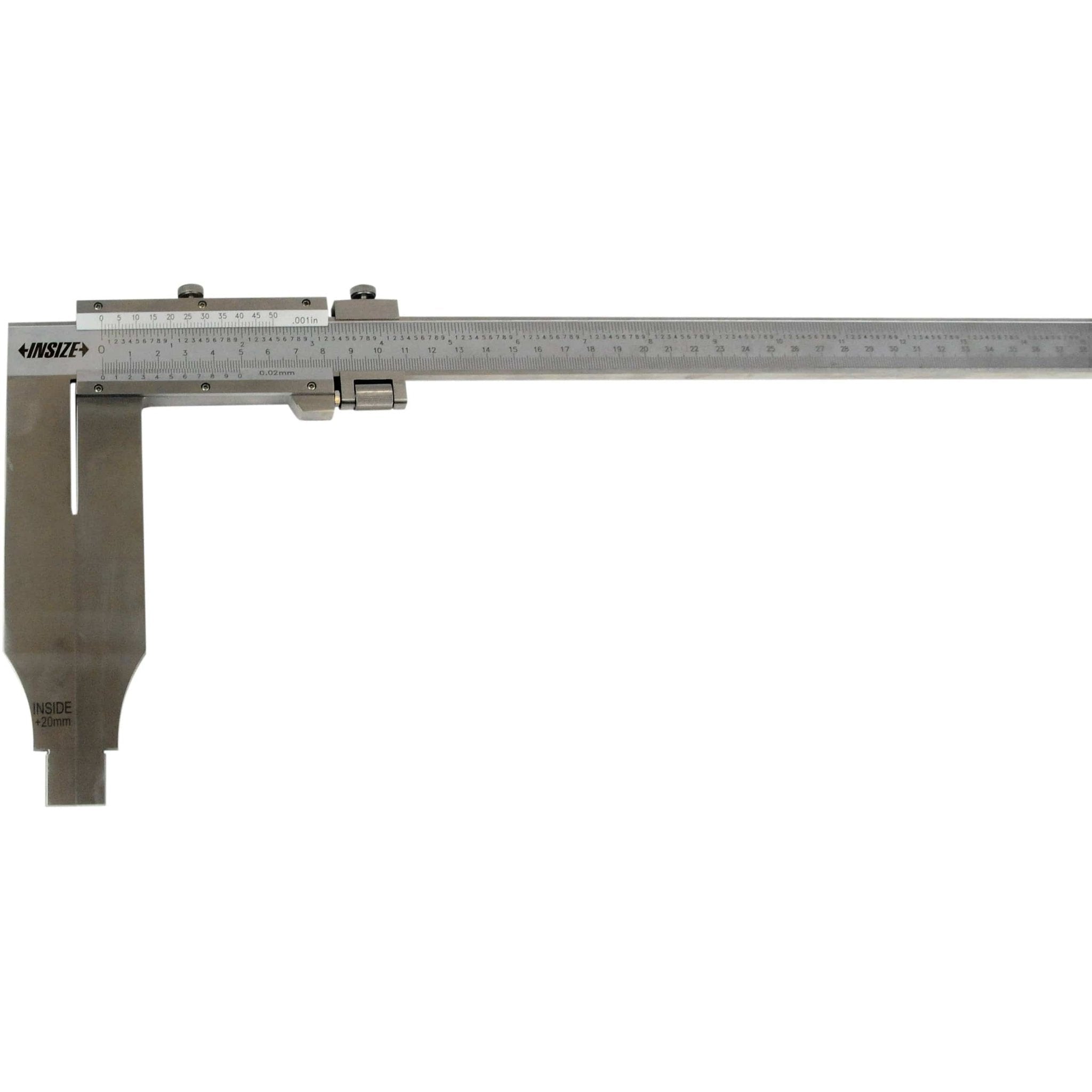 Insize Long Jaw Vernier Caliper 0-600mm/0-24" Range Series 1215-622 - Twin Eagle Imports