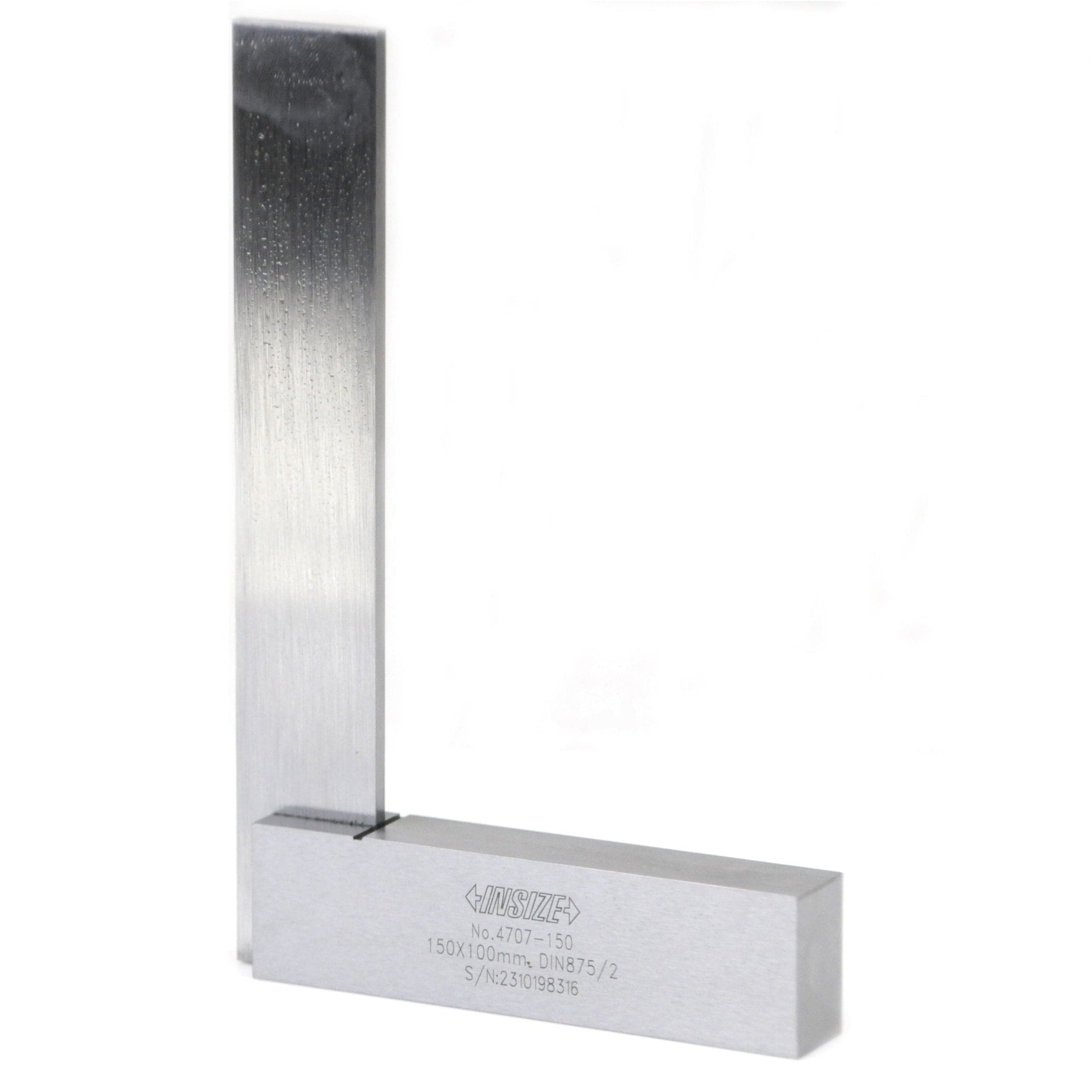 Insize Machinist 90° Square Range 150x100mm Series 4707-150 - Twin Eagle Imports