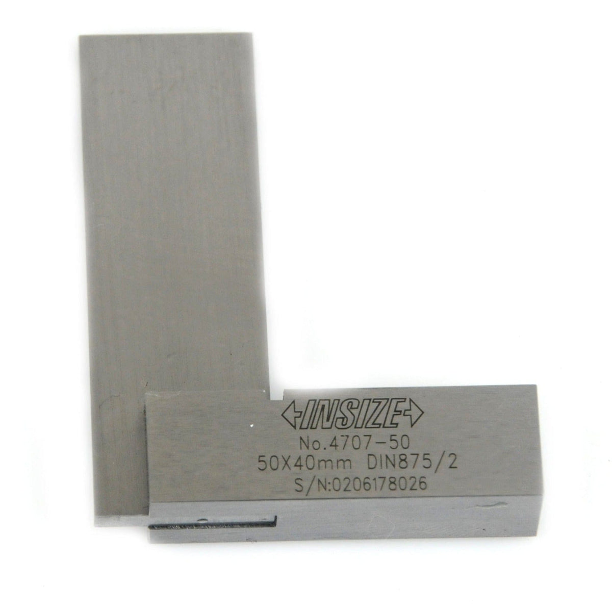 Insize Machinist 90° Square Range 50x40mm Series 4707-50 - Twin Eagle Imports