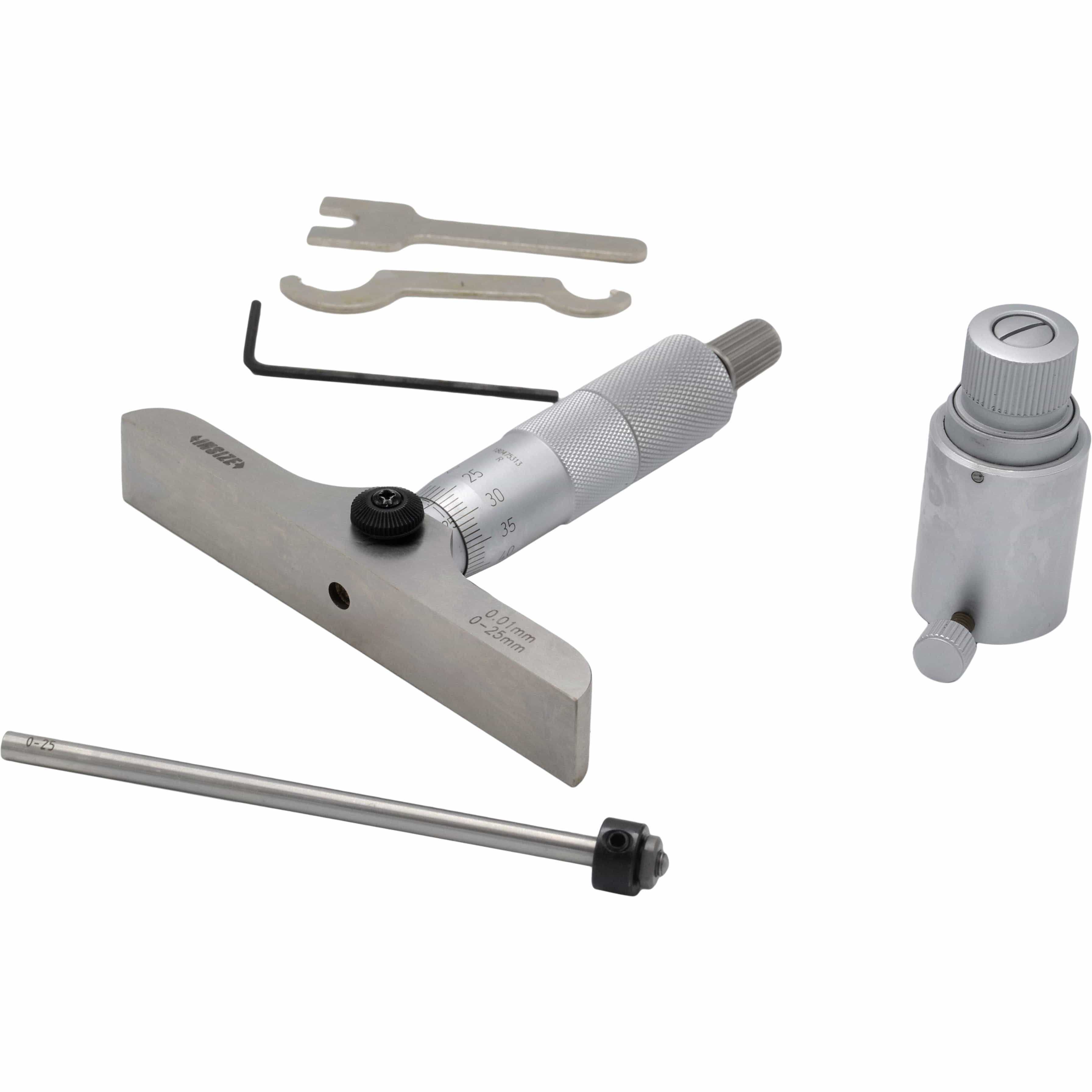 INSIZE Measuring Equipment Insize 1pc Metric Depth Micrometer 0-25mm Range Series 3241-25