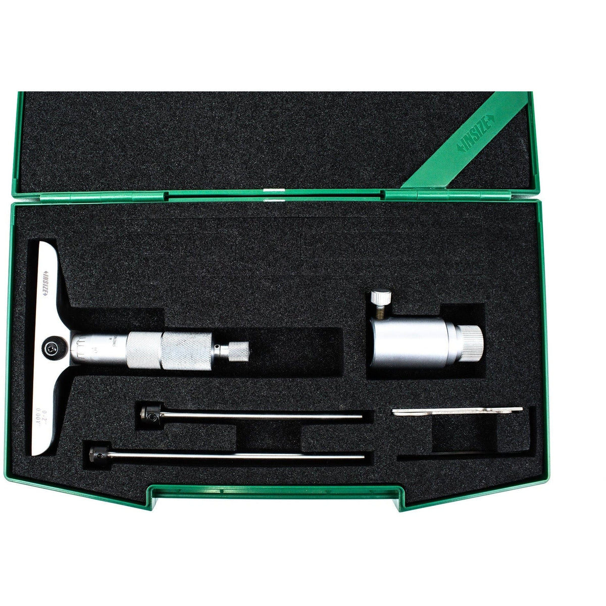 INSIZE Measuring Equipment Insize 2pc Imperial Depth Micrometer 0-2" Range Series 3241-2