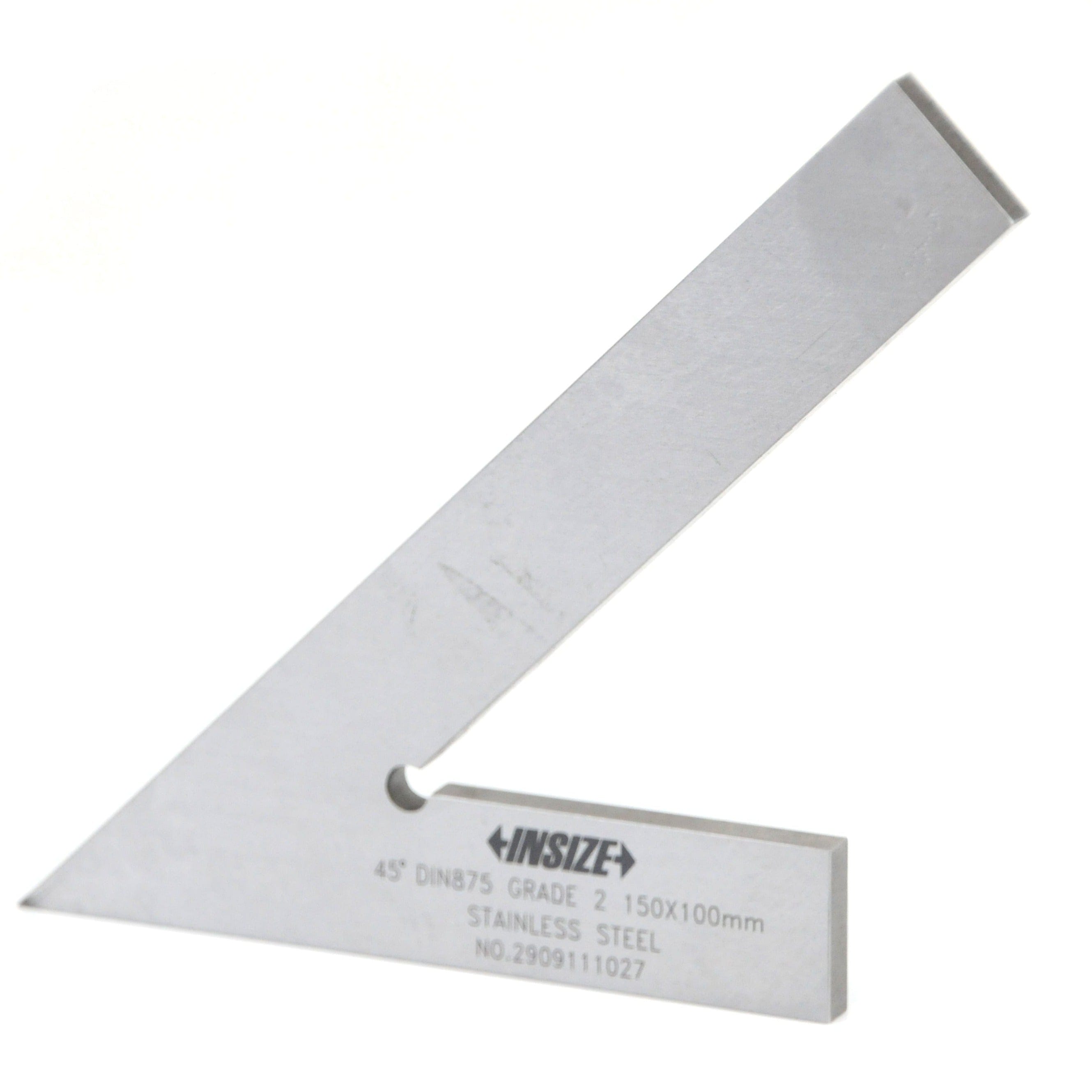 INSIZE Measuring Equipment Insize 45° Square Range Series 150x100mm Series 4745-1150