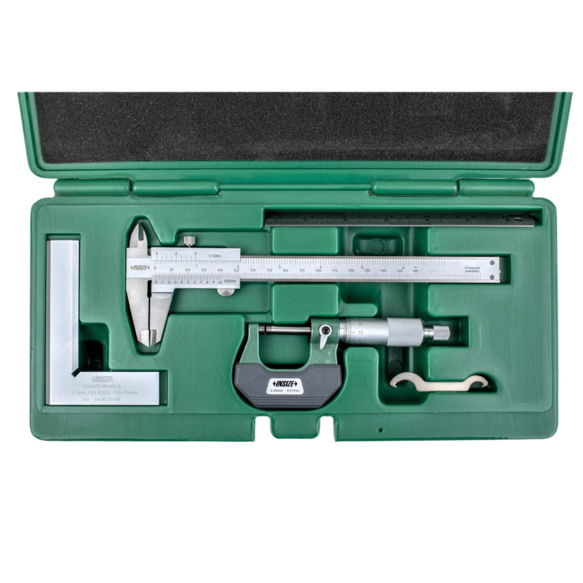 INSIZE Measuring Equipment Insize 4pc Measuring Tool Set Series 5041