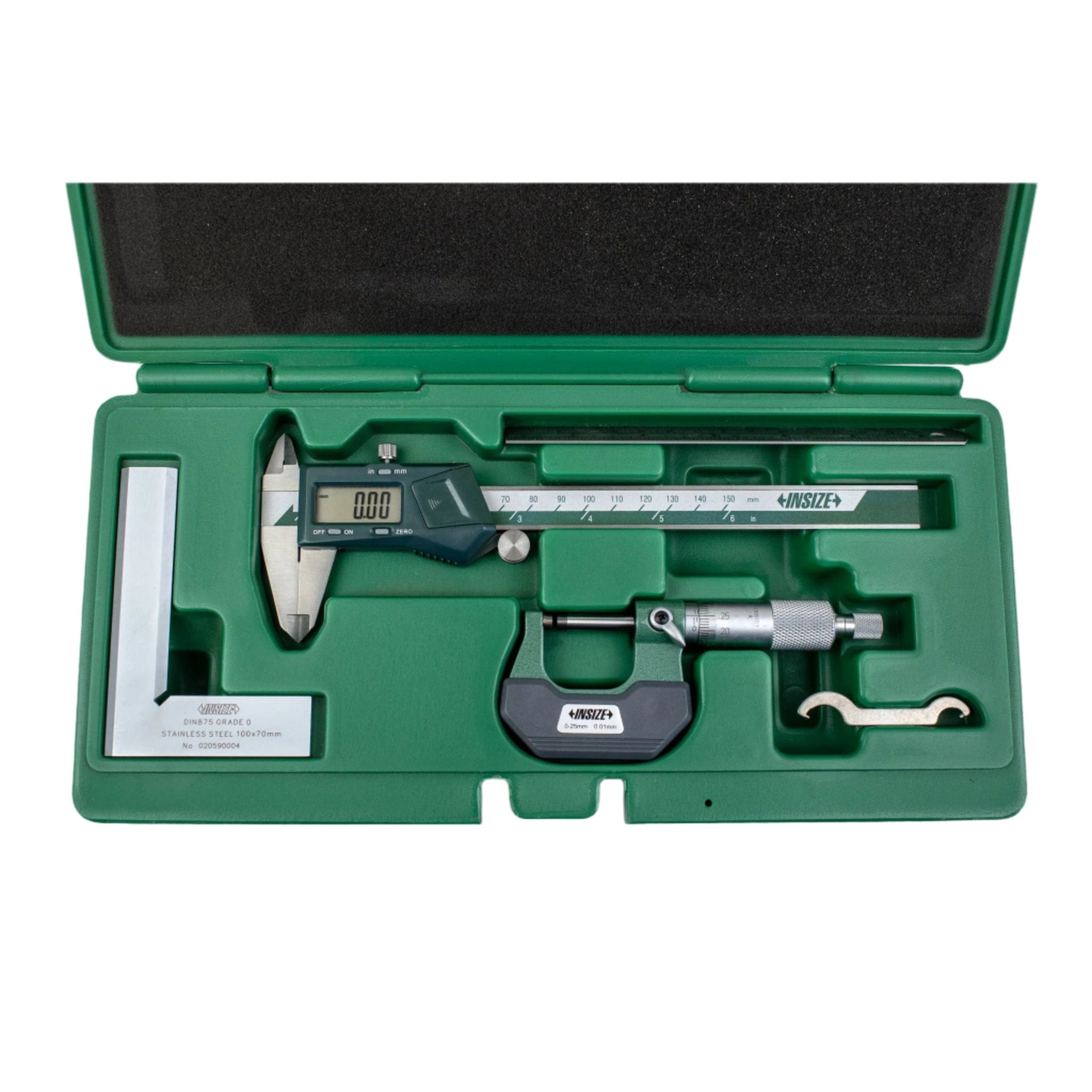 INSIZE Measuring Equipment Insize 4pc Measuring Tool Set Series 5042