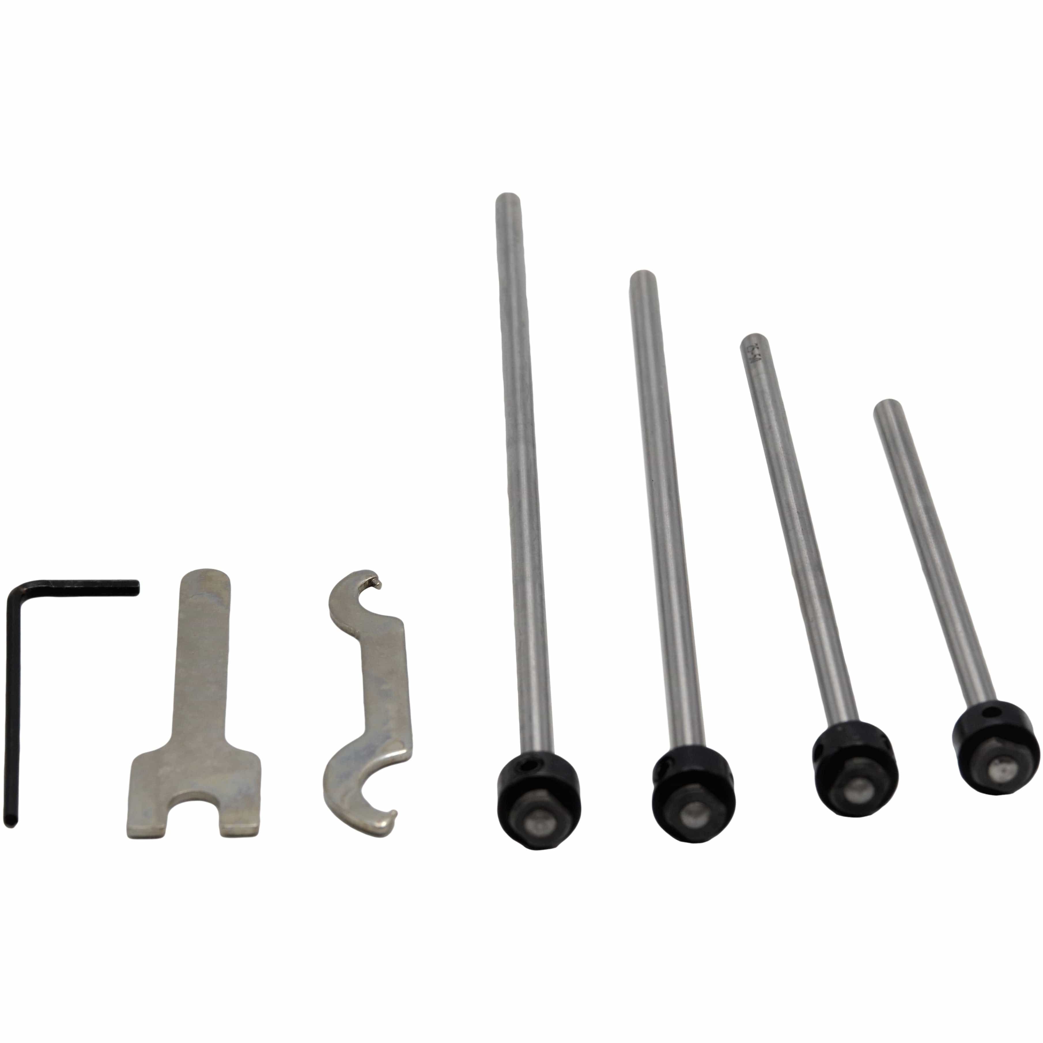 INSIZE Measuring Equipment Insize 4pc Metric Depth Micrometer 0-100mm Range Series 3241-100