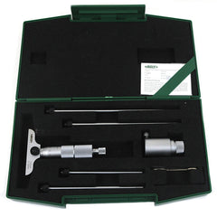 INSIZE Measuring Equipment Insize 4pc Metric Depth Micrometer 0-100mm Range Series 3241-B100