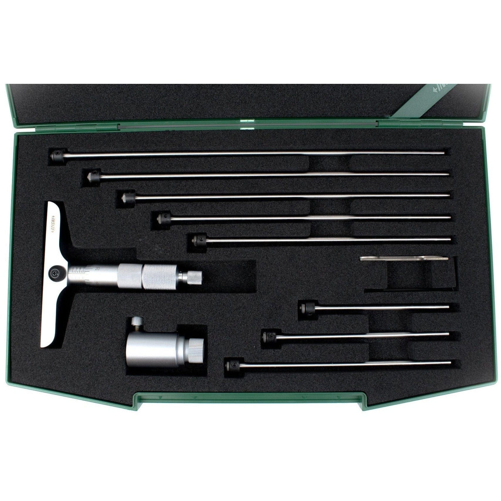 INSIZE Measuring Equipment Insize 8pc Imperial Depth Micrometer 0-8" Range Series 3241-8