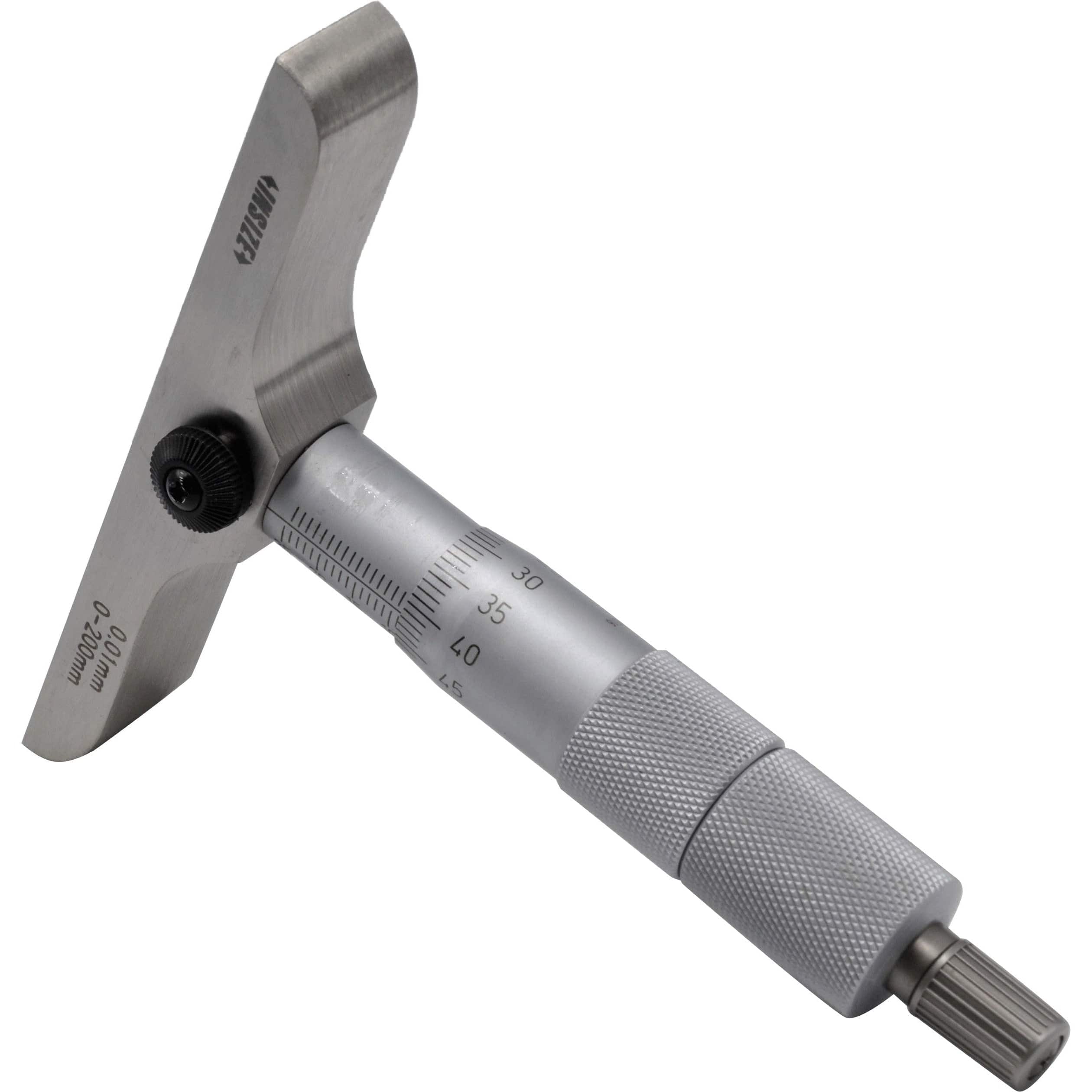 INSIZE Measuring Equipment Insize 8pc Metric Depth Micrometer 0-200mm Range Series 3241-200