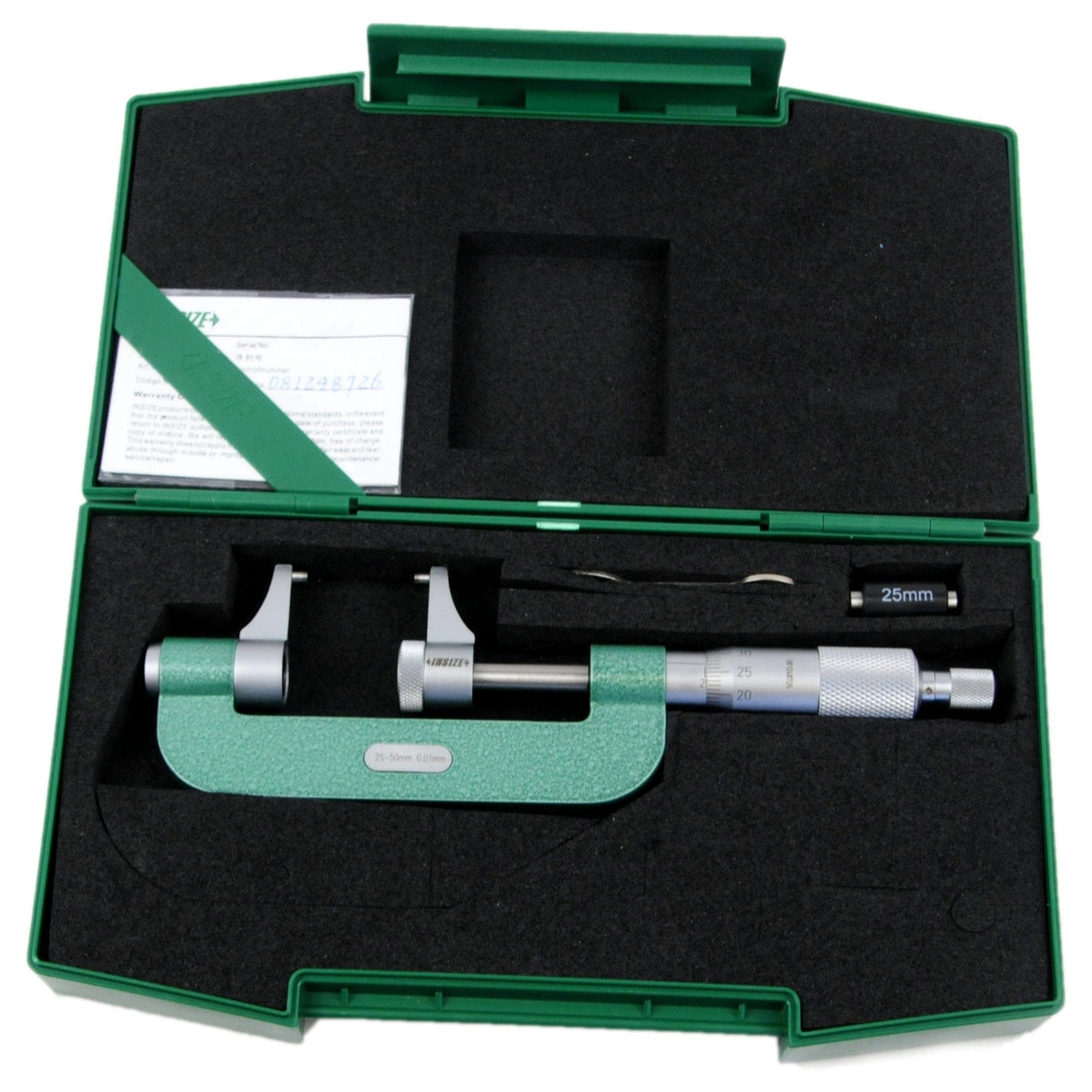 INSIZE Measuring Equipment Insize Caliper Type Micrometer 25-50mm Range Series 3238-50