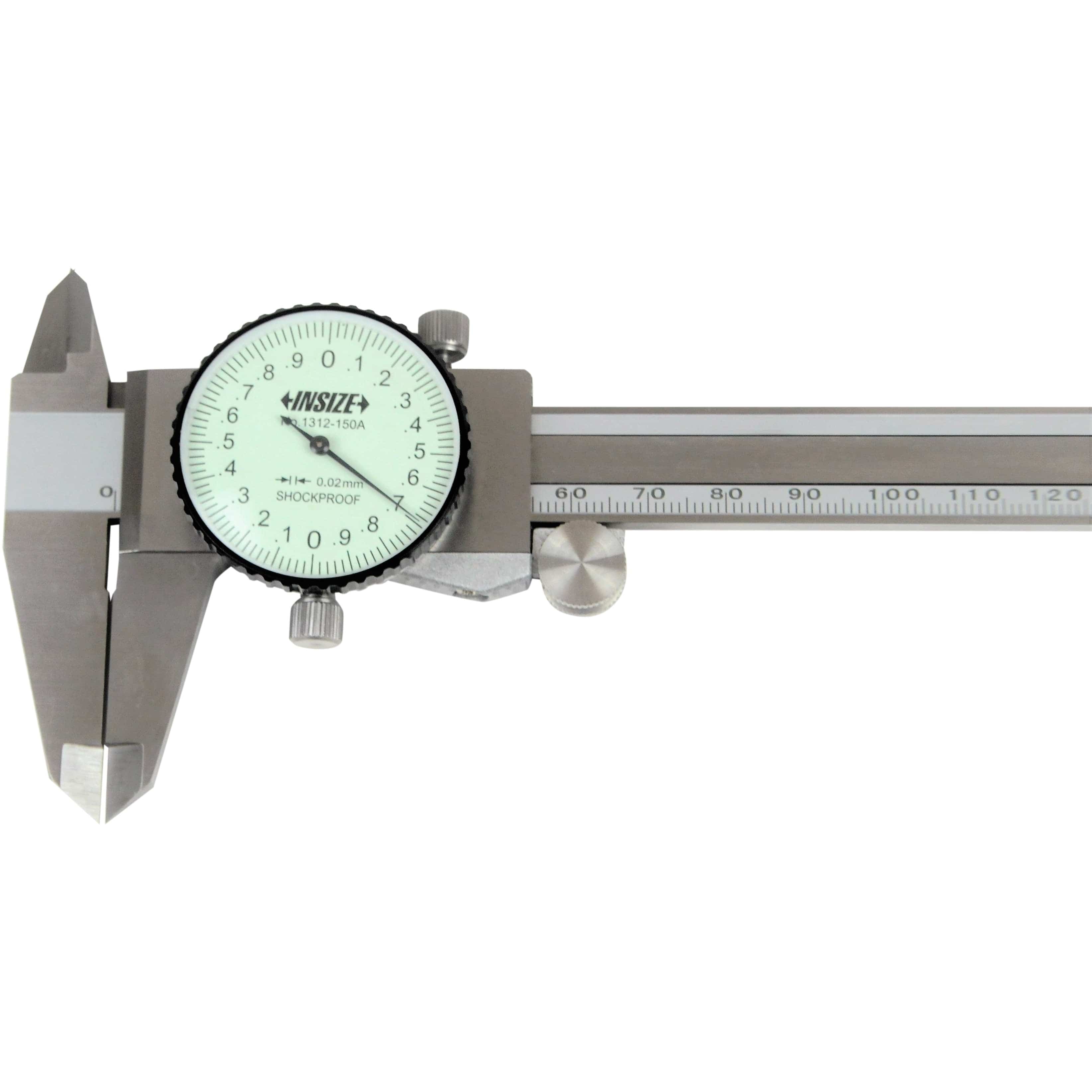 INSIZE Measuring Equipment Insize Dial Caliper 0-150mm Range Series 1312-150A