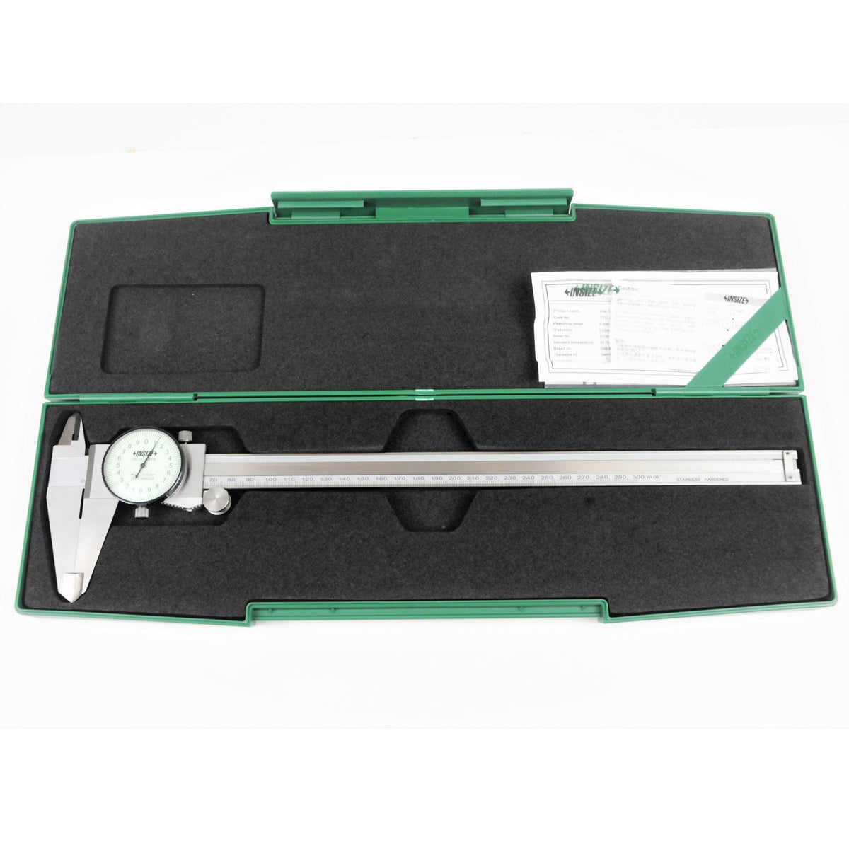 INSIZE Measuring Equipment Insize Dial Caliper 0-300mm Range Series 1312-300A