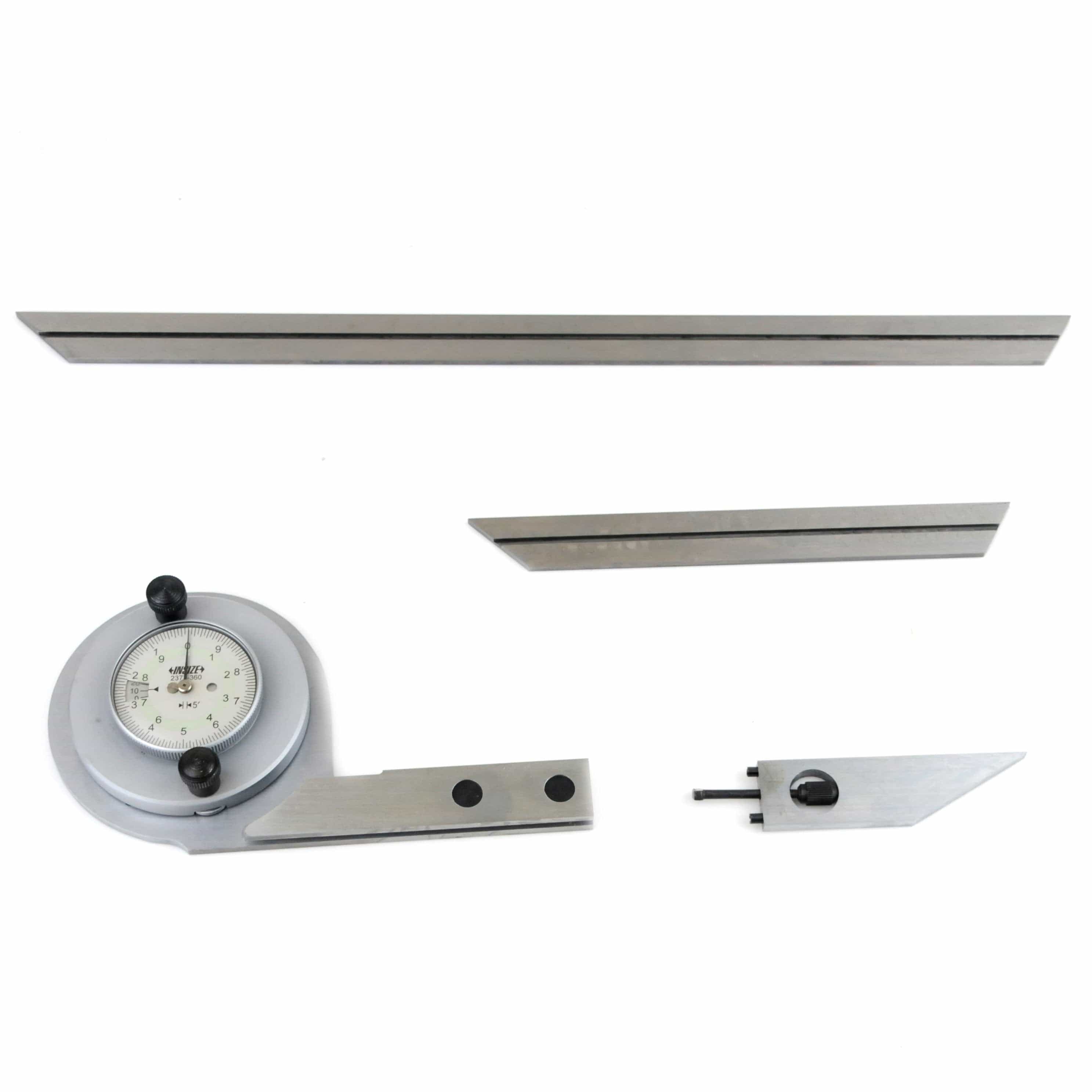 INSIZE Measuring Equipment Insize Dial Protractor 0-360 x 5' Range Series 2373-360