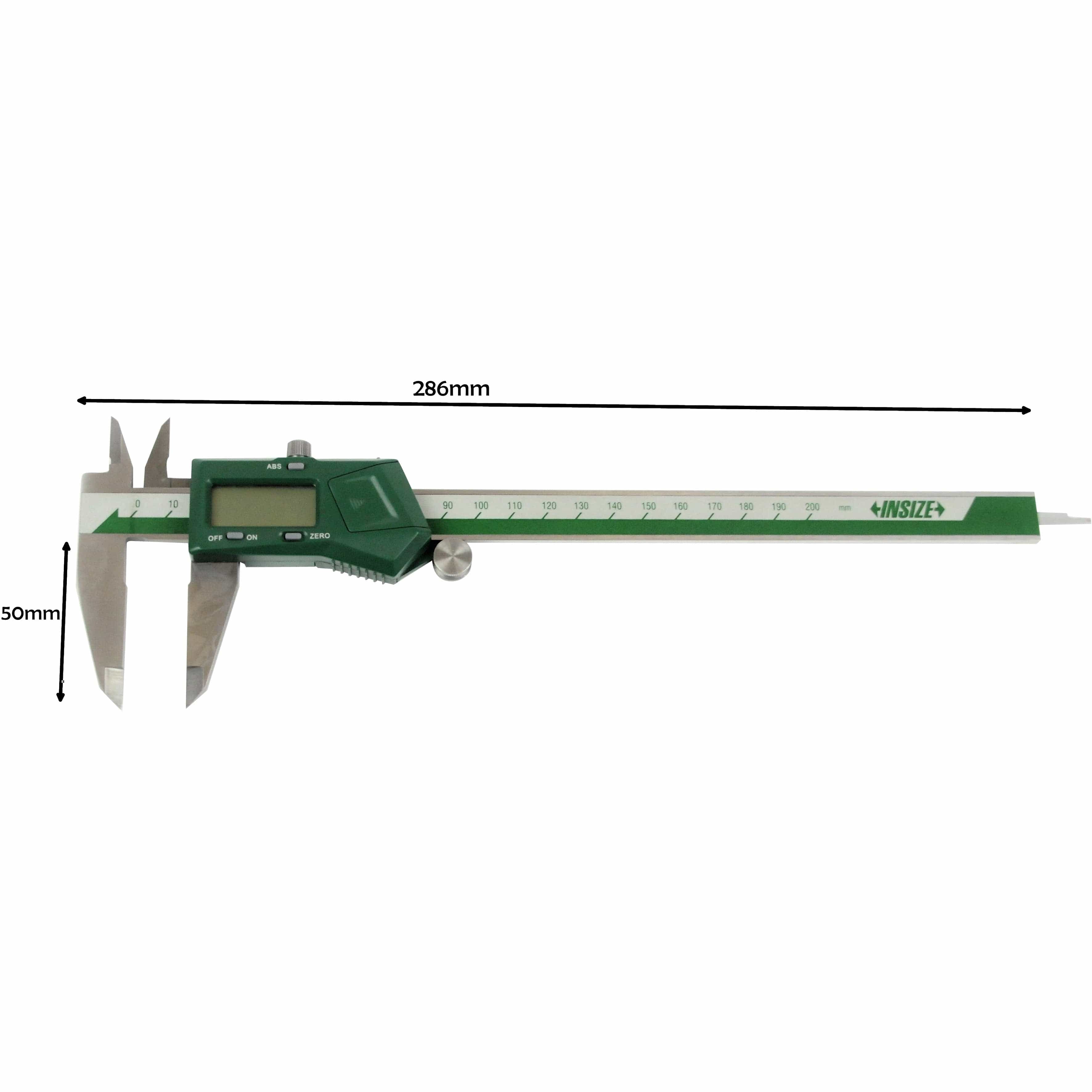 INSIZE Measuring Equipment Insize Digital Caliper 0-200mm Range Series 1109-200