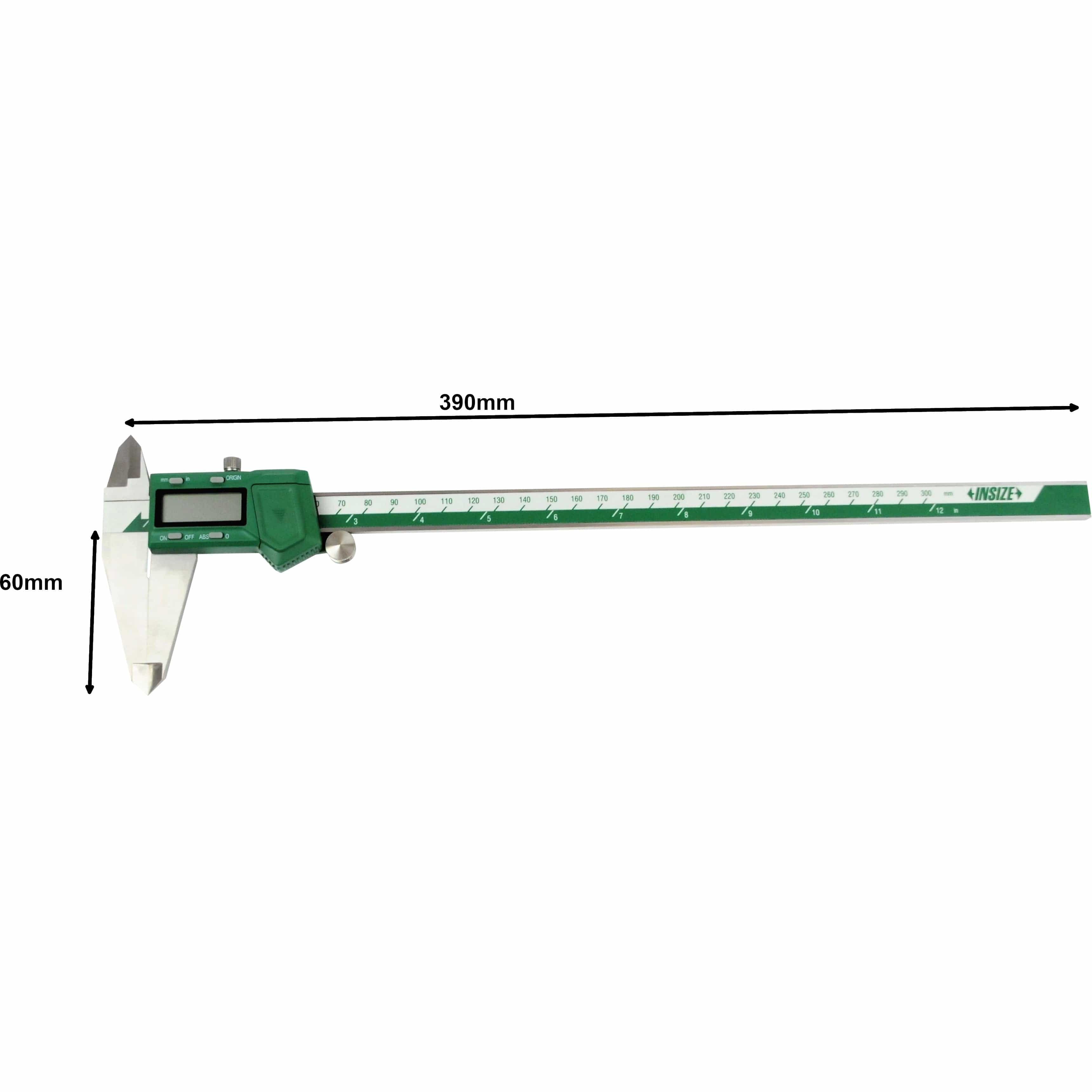 INSIZE Measuring Equipment Insize Digital Caliper 0-300mm / 0-12" Range Series 1103-300