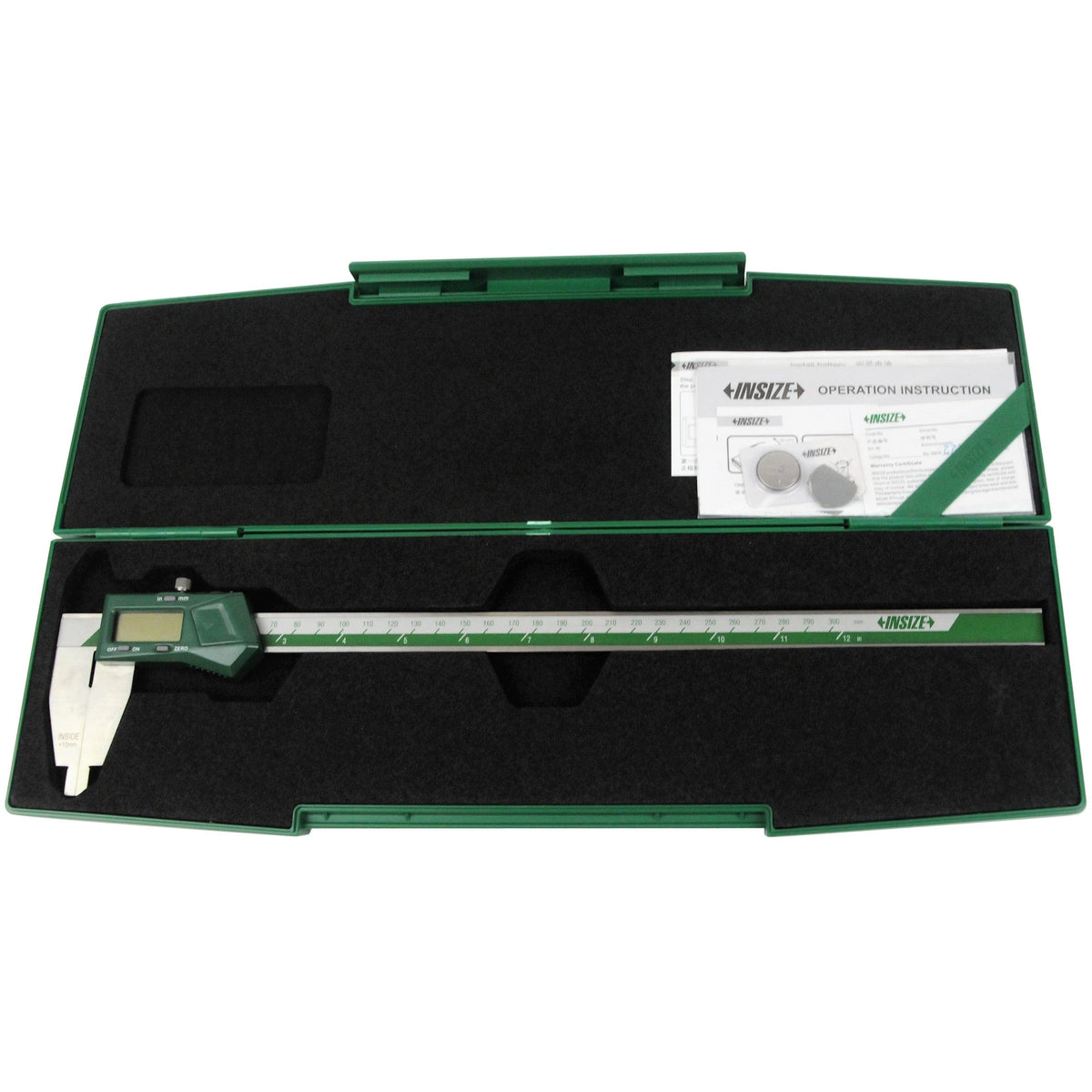 INSIZE Measuring Equipment Insize Digital Caliper 0-300mm/0-12" Range Series 1170-306