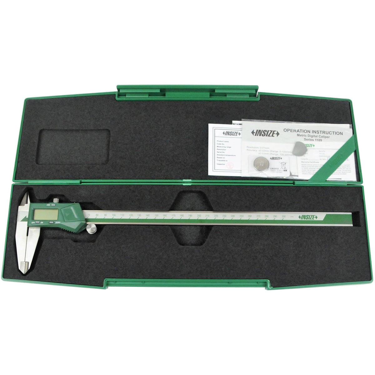 INSIZE Measuring Equipment Insize Digital Caliper 0-300mm Range Series 1109-300