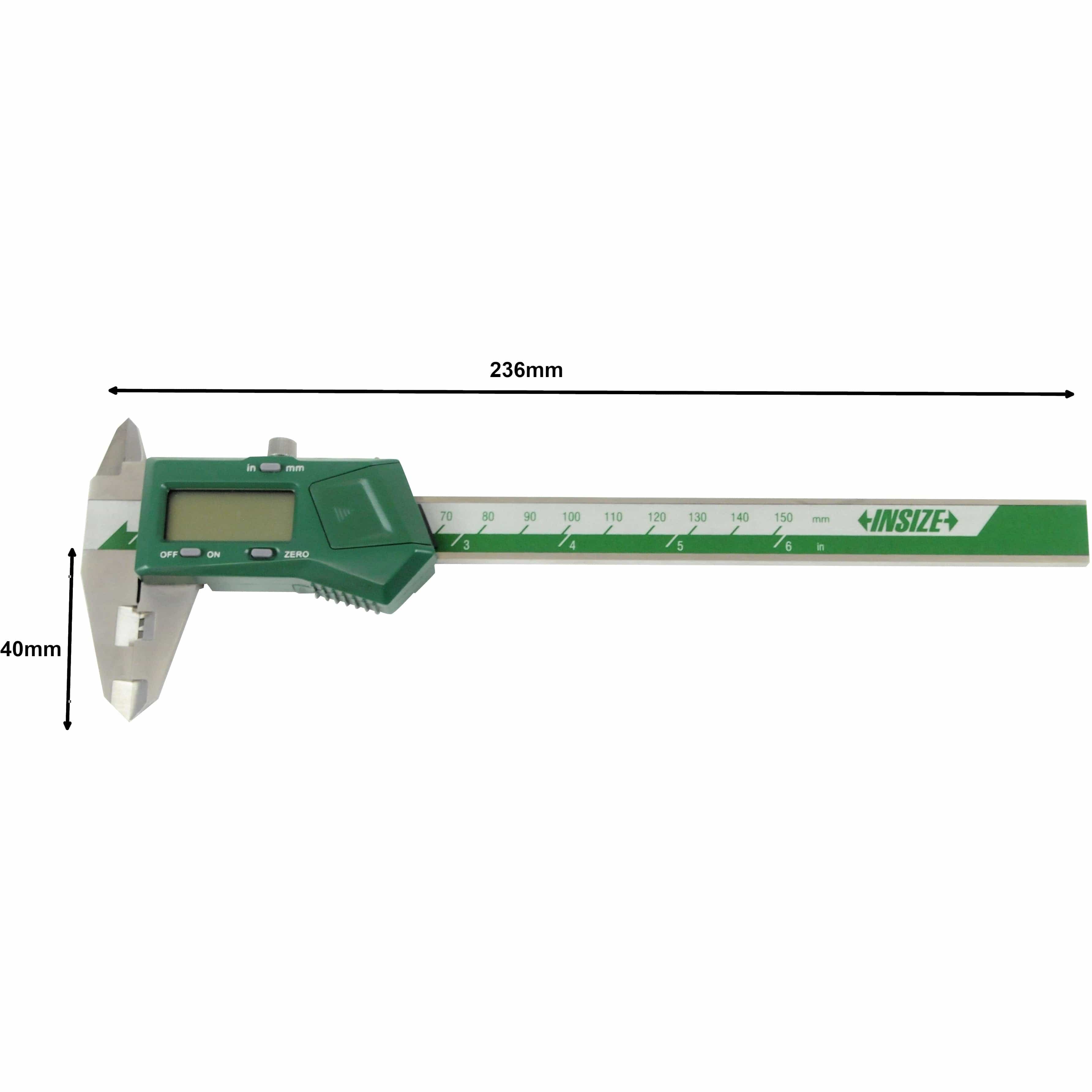 INSIZE Measuring Equipment Insize Digital Crimp Height Caliper 0-150mm/0-6" Range Series 1165-150A