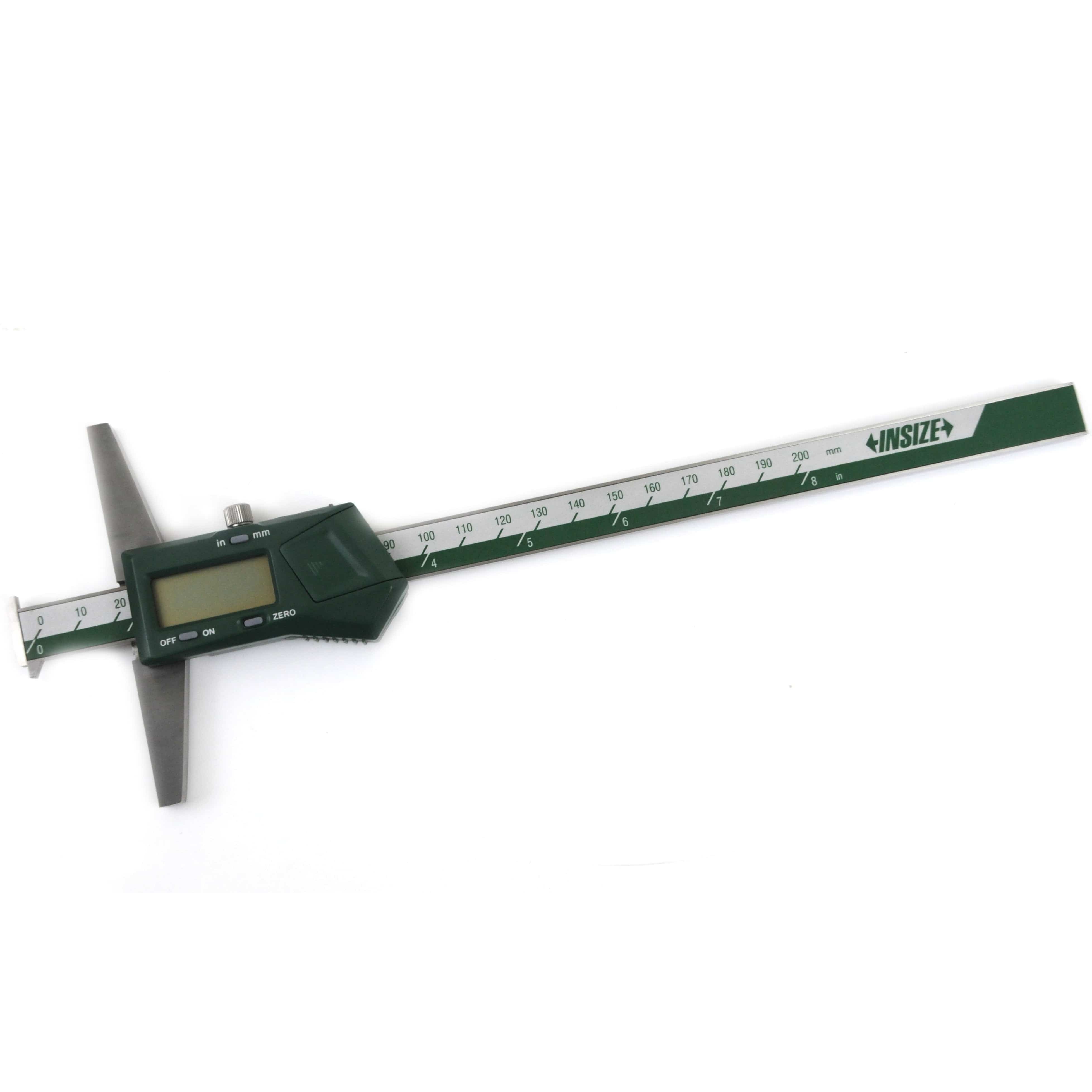 INSIZE Measuring Equipment Insize Digital Double Hook Depth Gauge 0-200mm / 0-8" Range Series 1144-200A