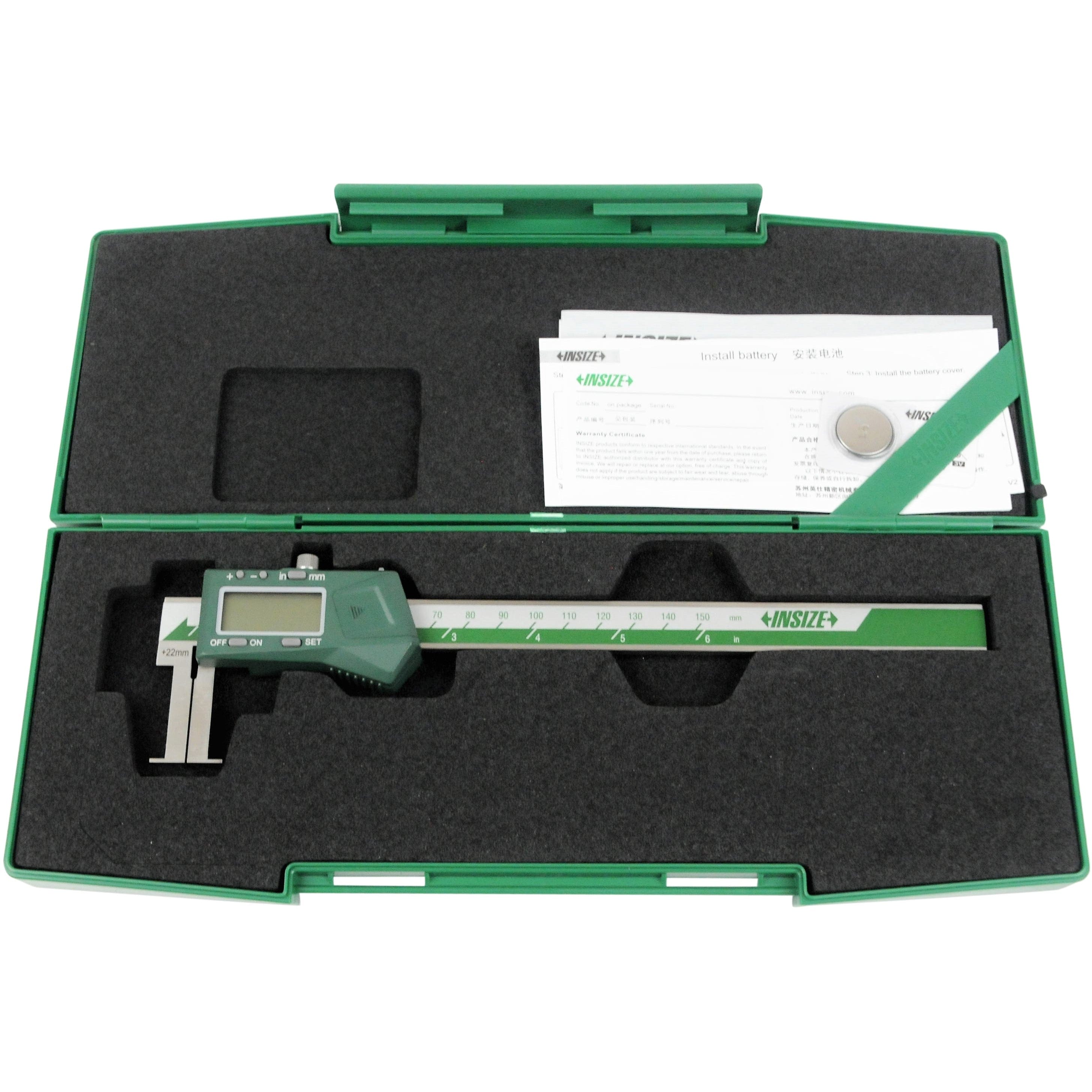 INSIZE Measuring Equipment Insize Digital Inside Groove Caliper 22-150mm Range Series 1120-150A
