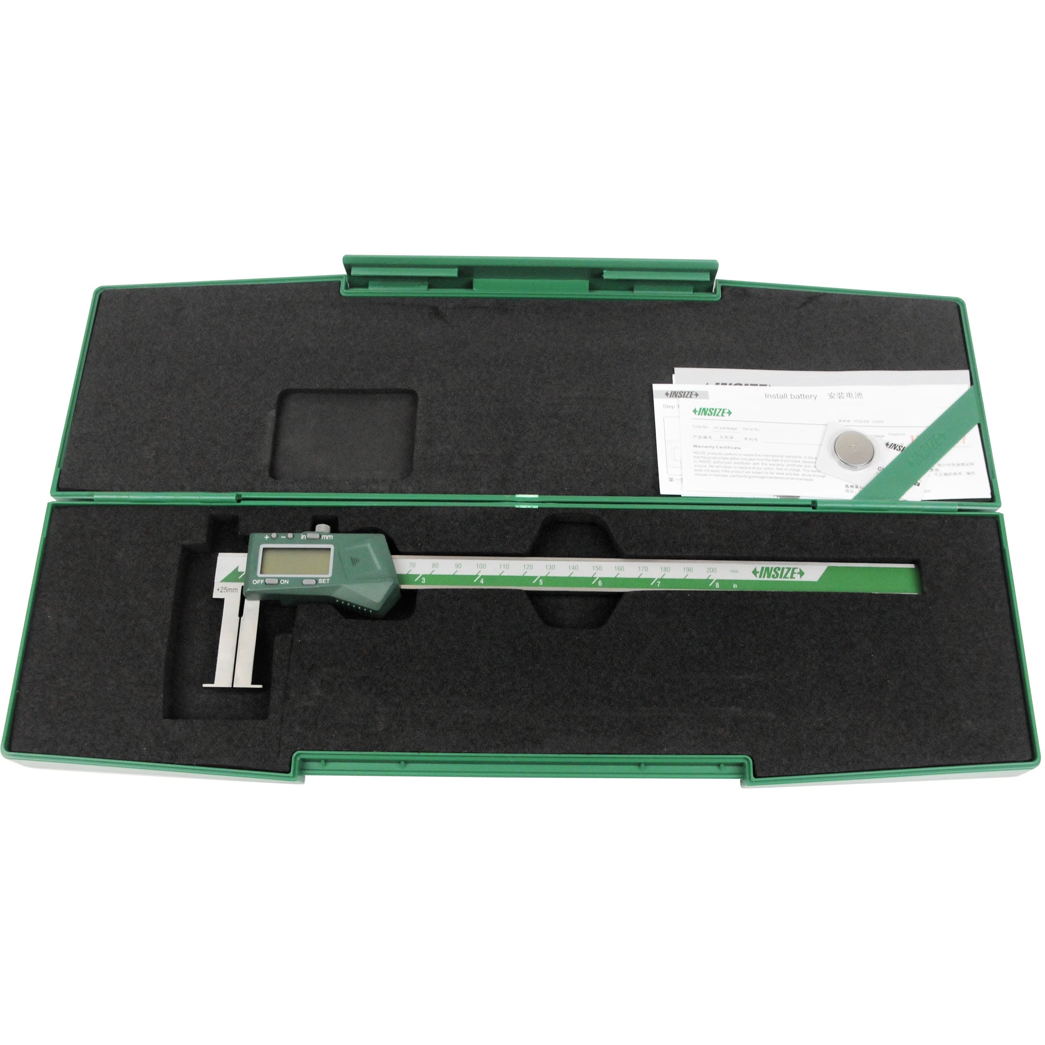 INSIZE Measuring Equipment Insize Digital Inside Groove Caliper 25-200mm Range Series 1120-200A