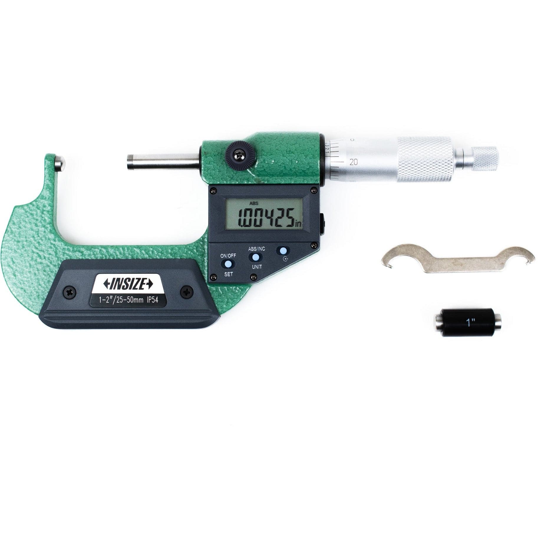 INSIZE Measuring Equipment Insize Digital Spherical Anvil Tube Micrometer 25-50mm/1-2" Range Series 3560-50E