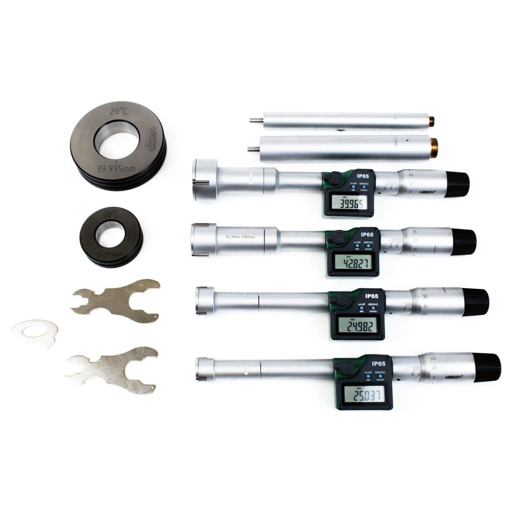 INSIZE Measuring Equipment Insize Digital Two Points/ Three Points Internal Micrometer Set 20-50mm Range Series 3127-504