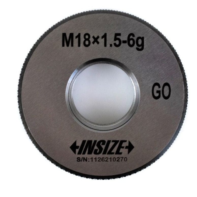 INSIZE Measuring Equipment Insize GO Thread Ring Gauge M18X1.5 Series 4129-18R