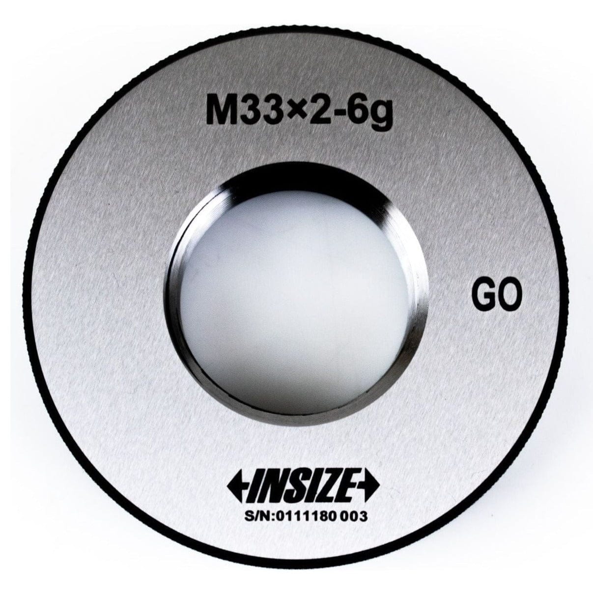 INSIZE MEASURING EQUIPMENT Insize GO Thread Ring Gauge M33X2 Series 4129-33T