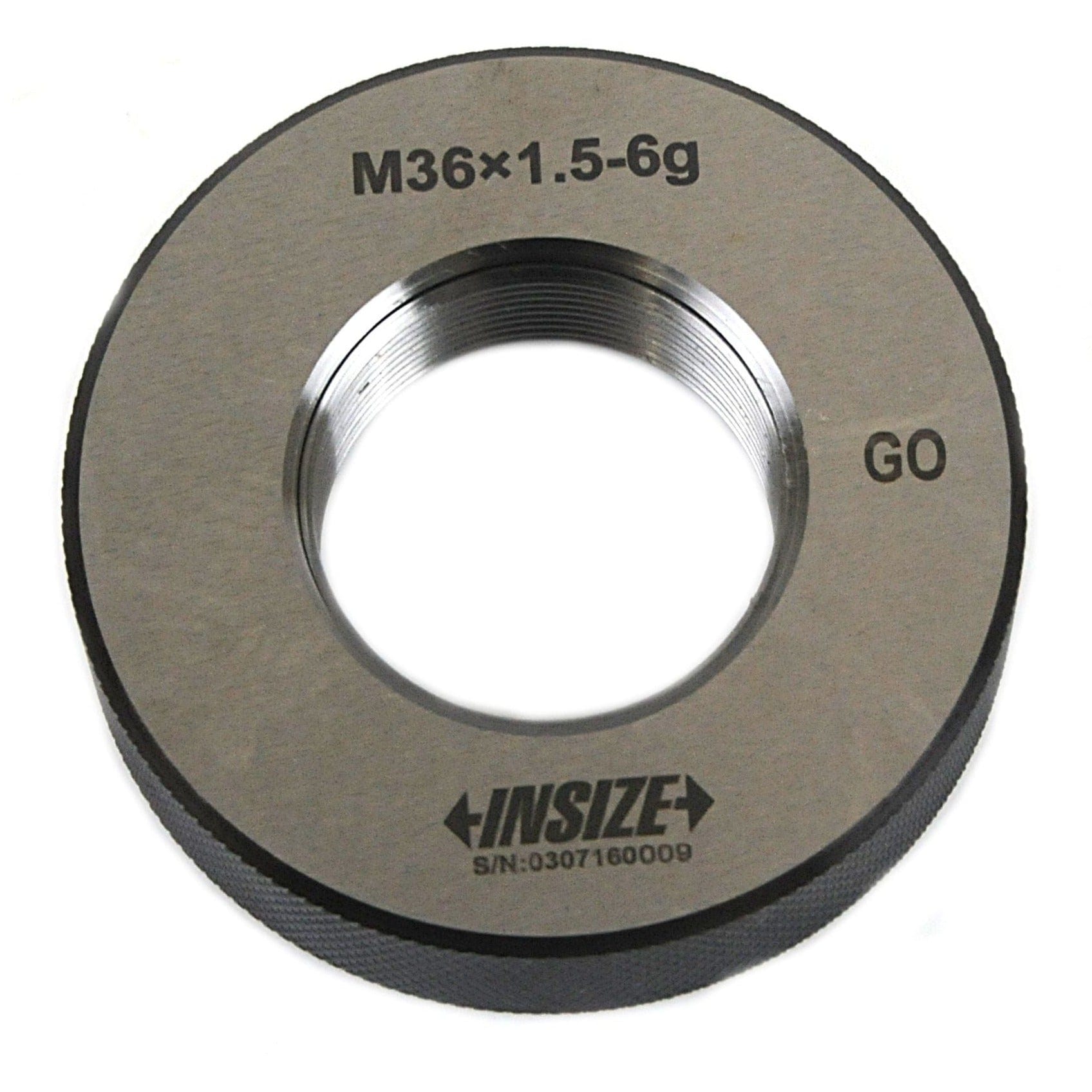 INSIZE Measuring Equipment Insize GO Thread Ring Gauge M36X1.5 Series 4129-36R