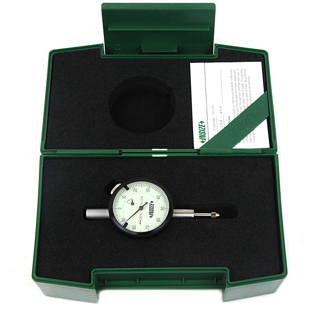 INSIZE Measuring Equipment Insize Imperial Compact Dial Indicator Range 0 - 0.1" Series 2304-01