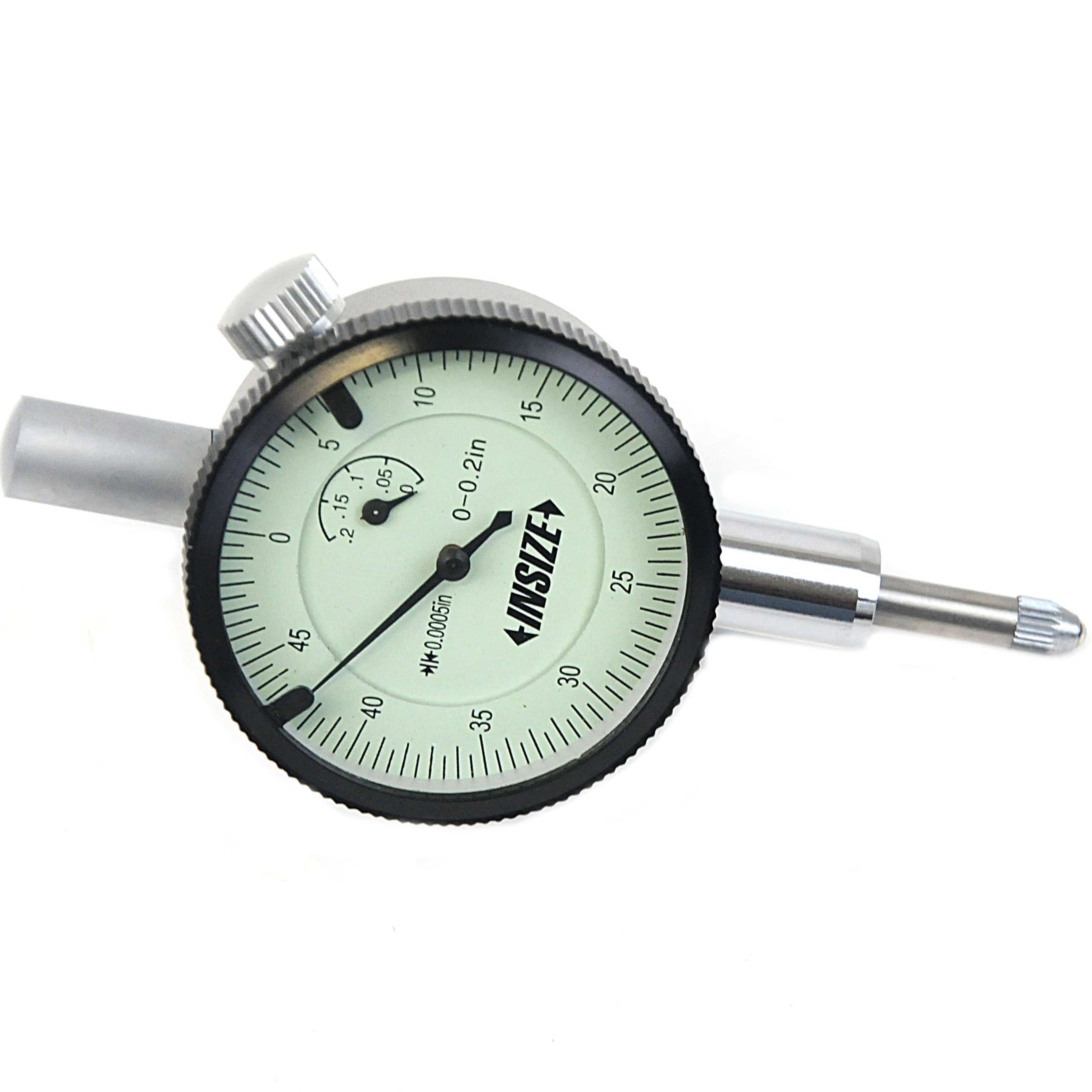 INSIZE Measuring Equipment Insize Imperial Compact Dial Indicator Range 0 - 0.2" Series 2304-0205