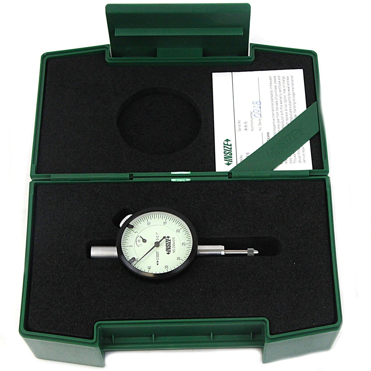INSIZE Measuring Equipment Insize Imperial Compact Dial Indicator Range 0 - 0.5" Series 2304-015
