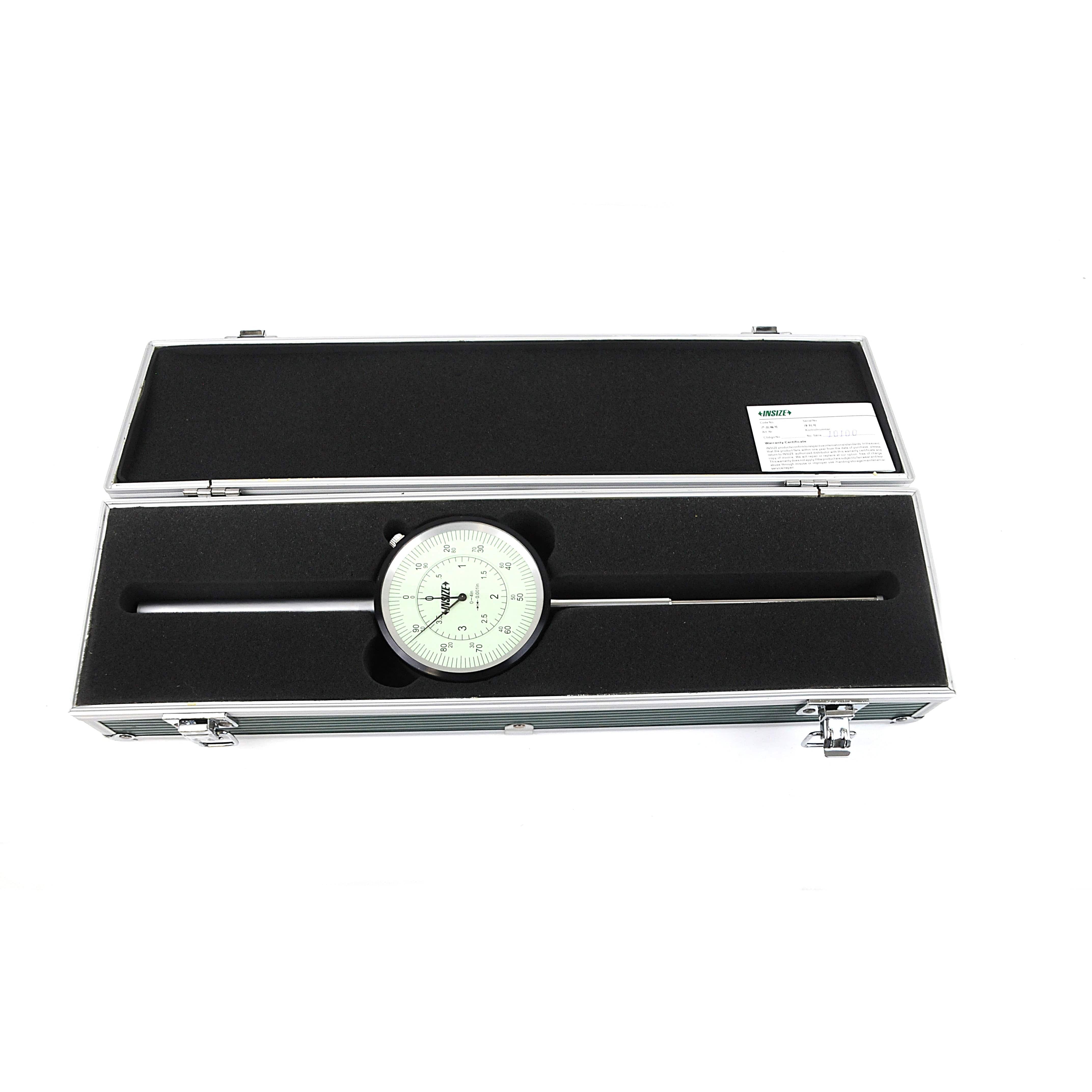 INSIZE Measuring Equipment Insize Imperial Long Stroke Dial Indicator Range 0-4" Series 2326-4